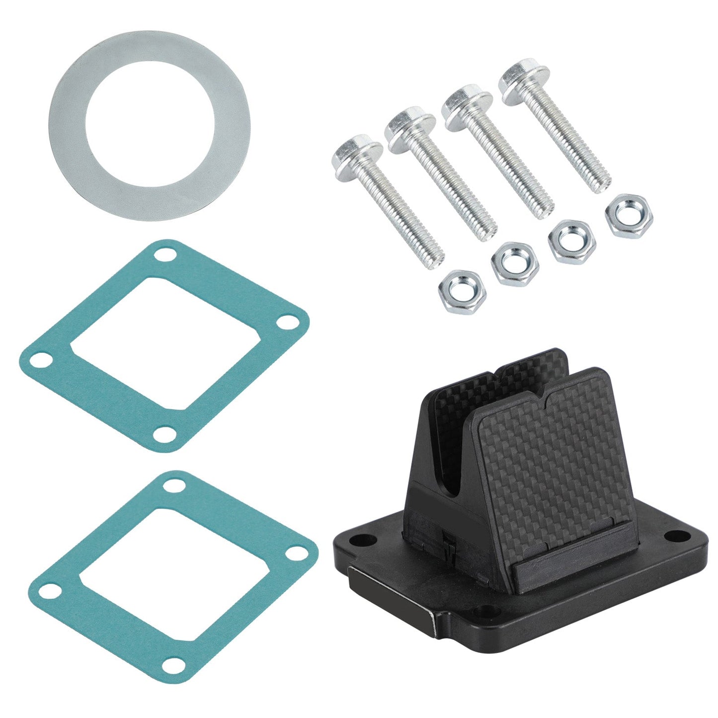 Sistema de válvula de láminas para motocicleta Kawasaki KX80/KX85/KX100/RM100 1987-2016 V384A