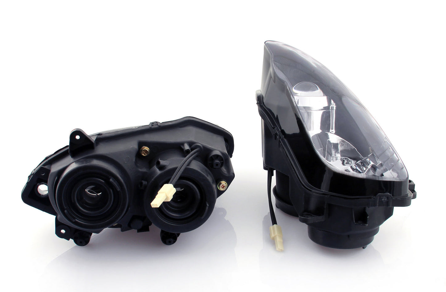 Grille de protection de phare avant à LED transparente pour Yamaha YZF R1 1000 04-06