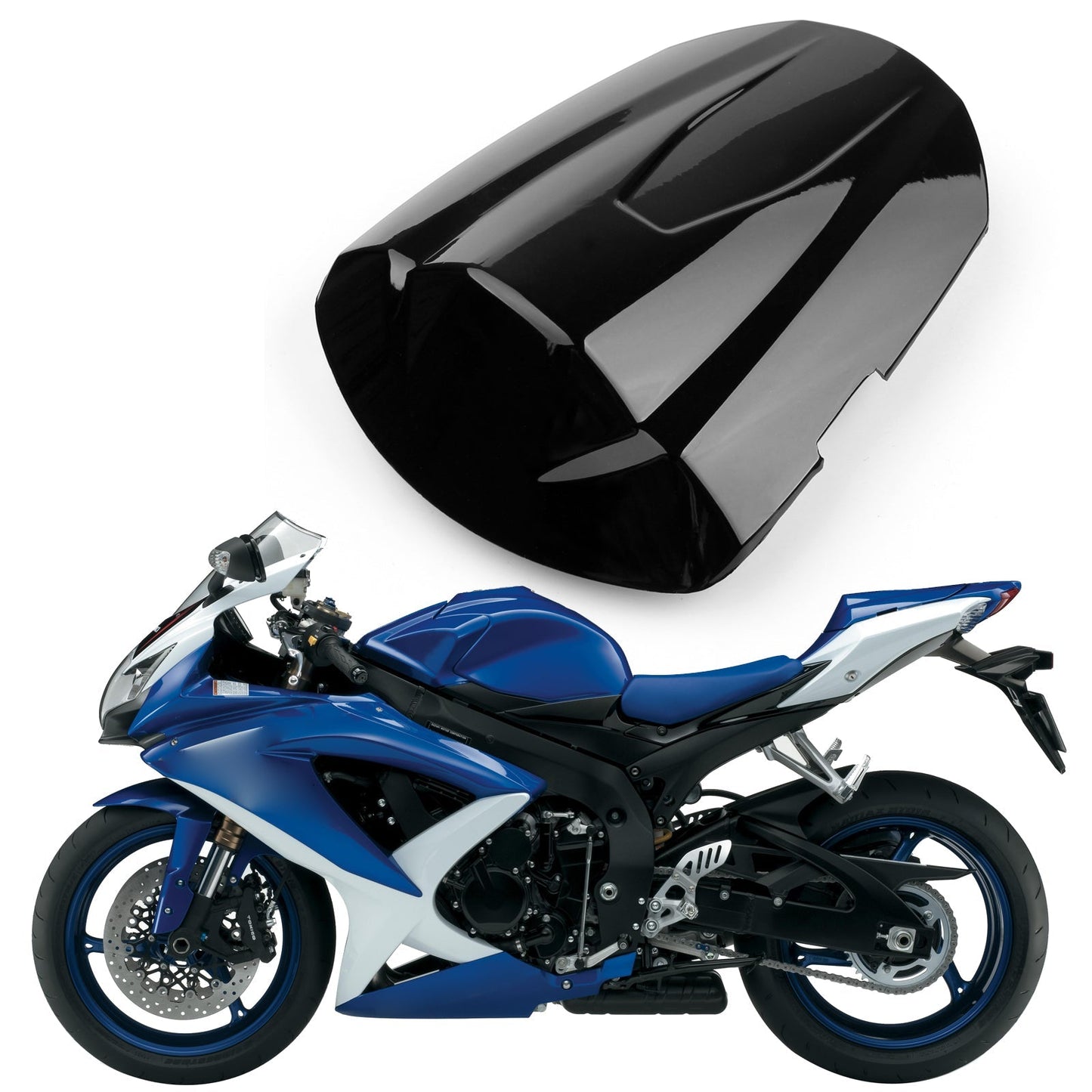 Capot de selle arrière pour Suzuki GSXR600 GSXR750 K8 2008-2009