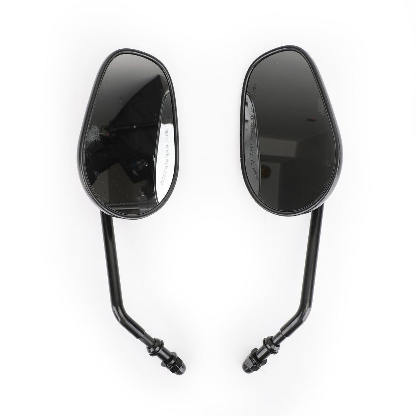 Paire de rétroviseurs chromés pour Harley Road Street Glide Softail XL883 1200