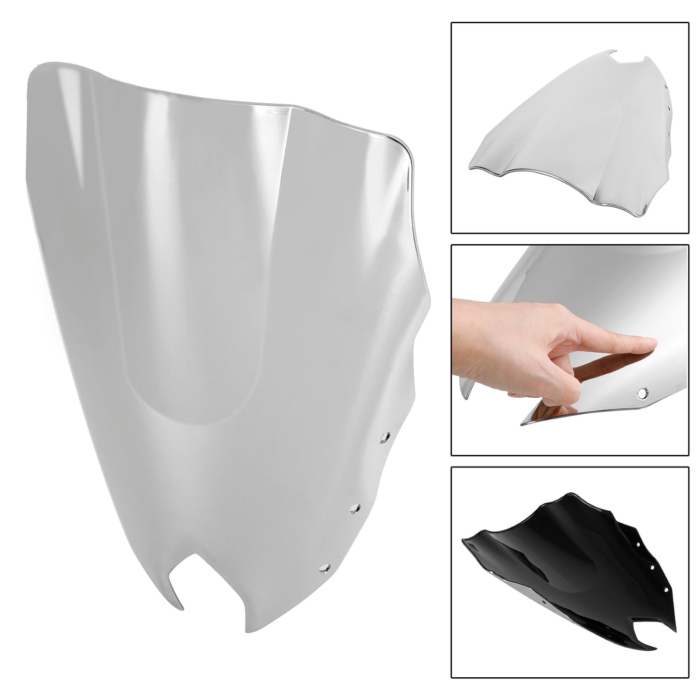 Pare-brise de moto ABS pour Yamaha FZ6R FZ-6R FZS600 2009-2015