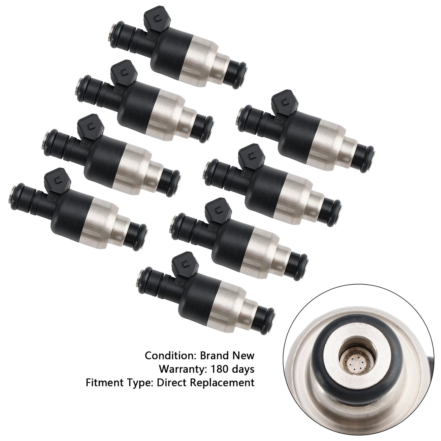 1999-2000 Chevrolet B7 C6500 C7500 Kodiak 8Pcs Fuel Injector 17109596 83211150