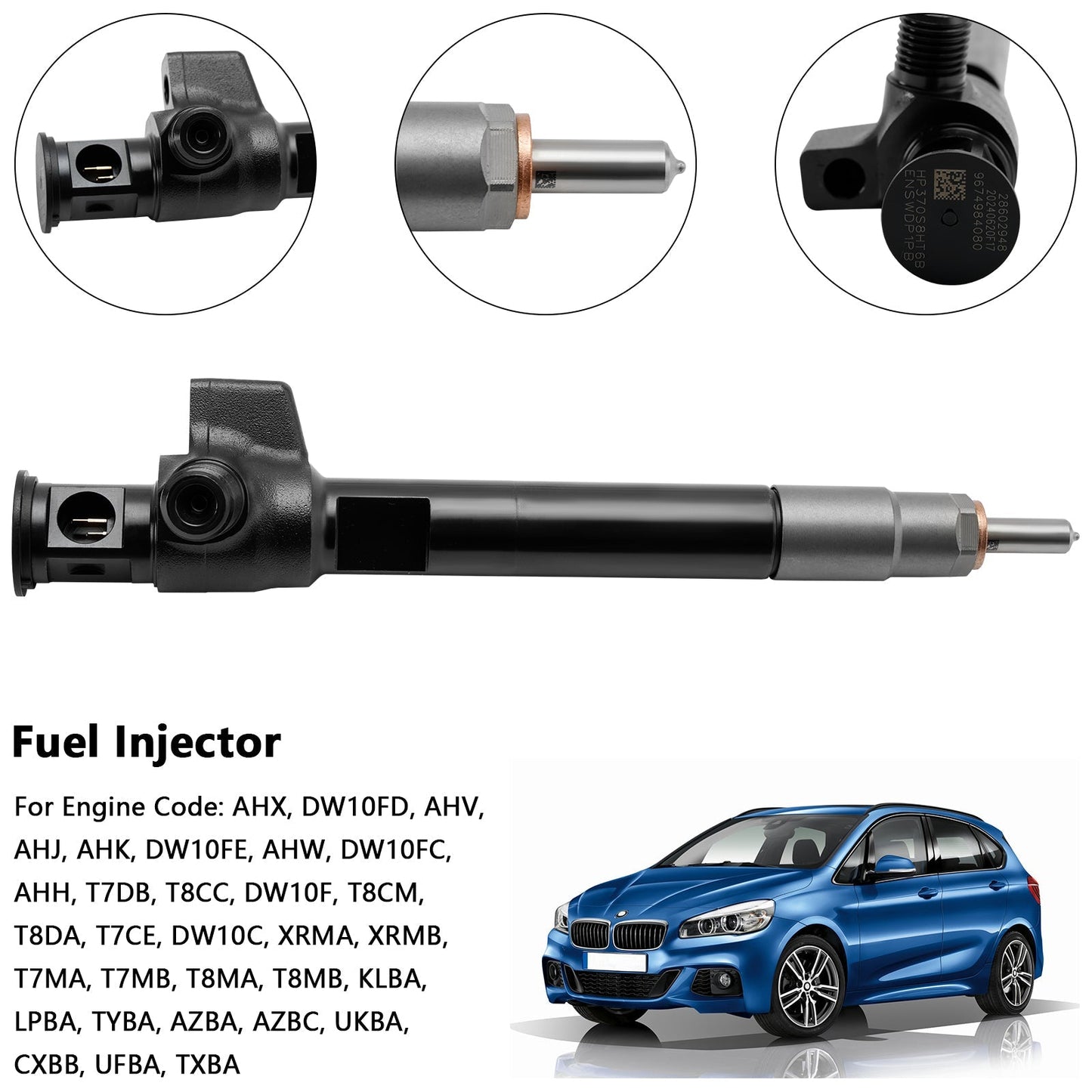 Injecteur de carburant diesel Ford Delphi 1 pièce 28388960 9674984080 28602948