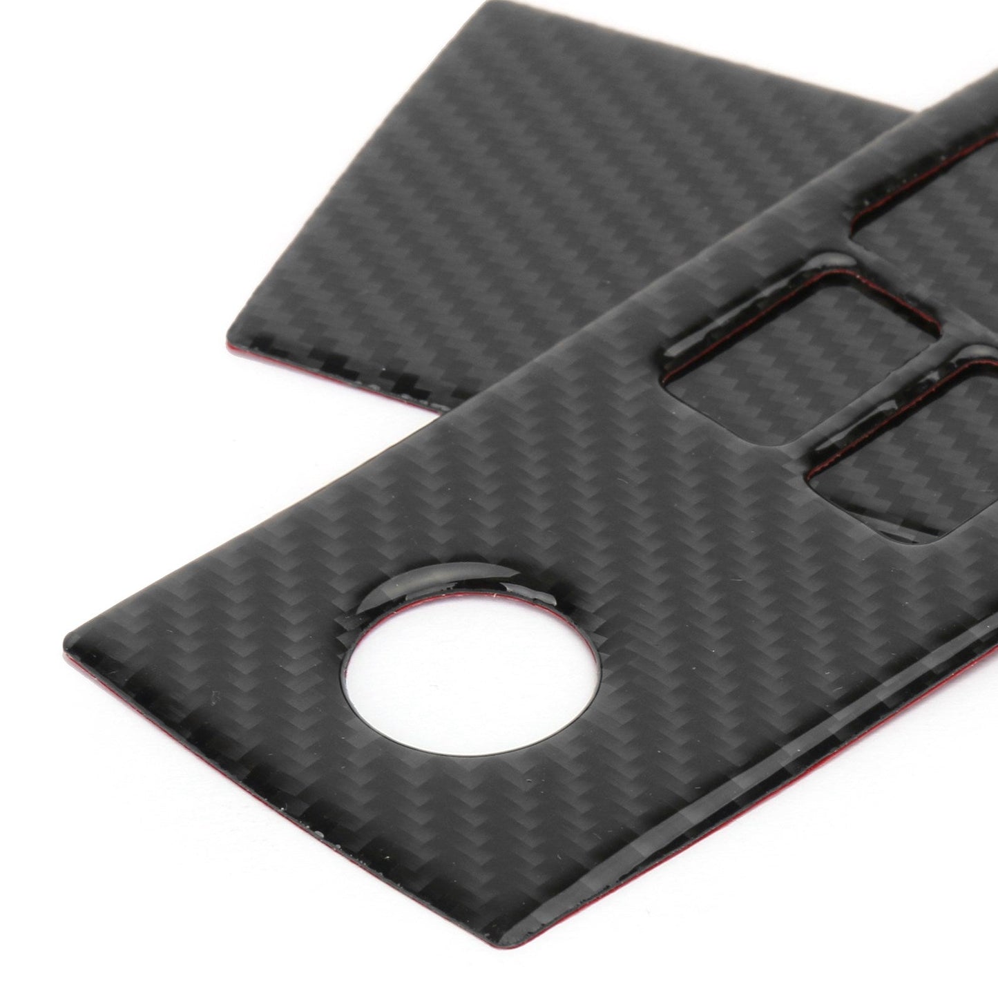 Garniture de panneau de commutateur de lève-vitre intérieur en fibre de carbone pour Nissan 350Z 2006-2009