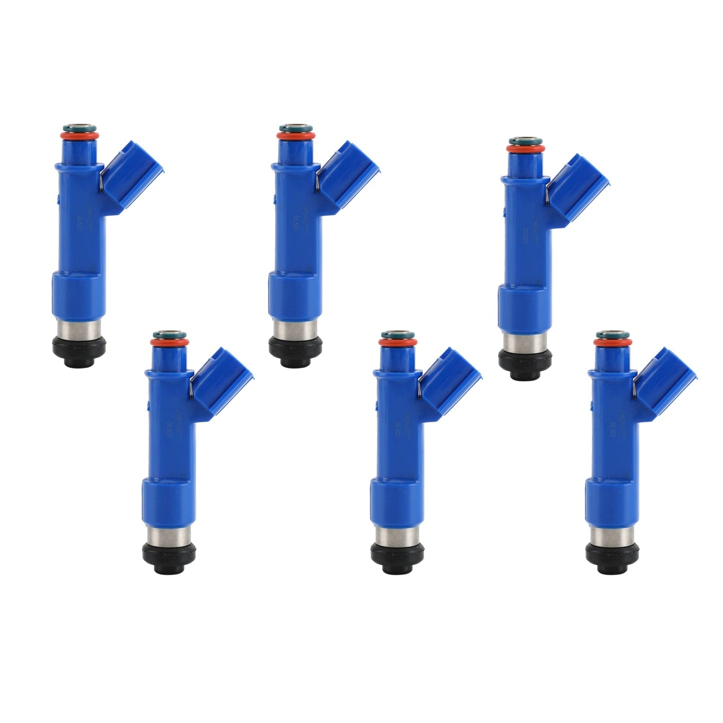 6 inyectores de combustible 23250-22080 compatibles con Corolla Matrix Pontiac 1.8L 2005-2008