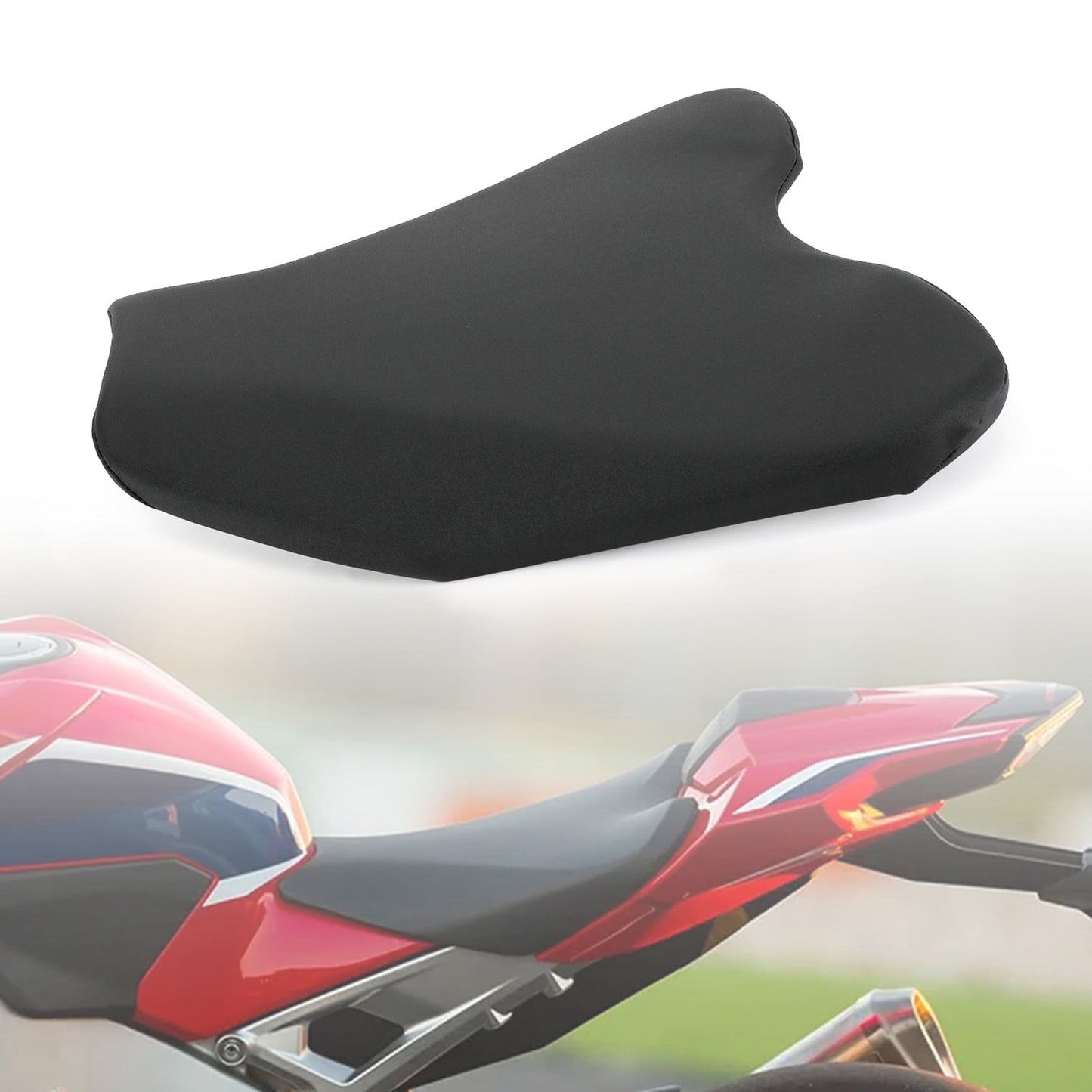 Cojín delantero y trasero para asiento de conductor y pasajero, compatible con Honda CBR1000 CBR 1000 2020-22 21, color rojo