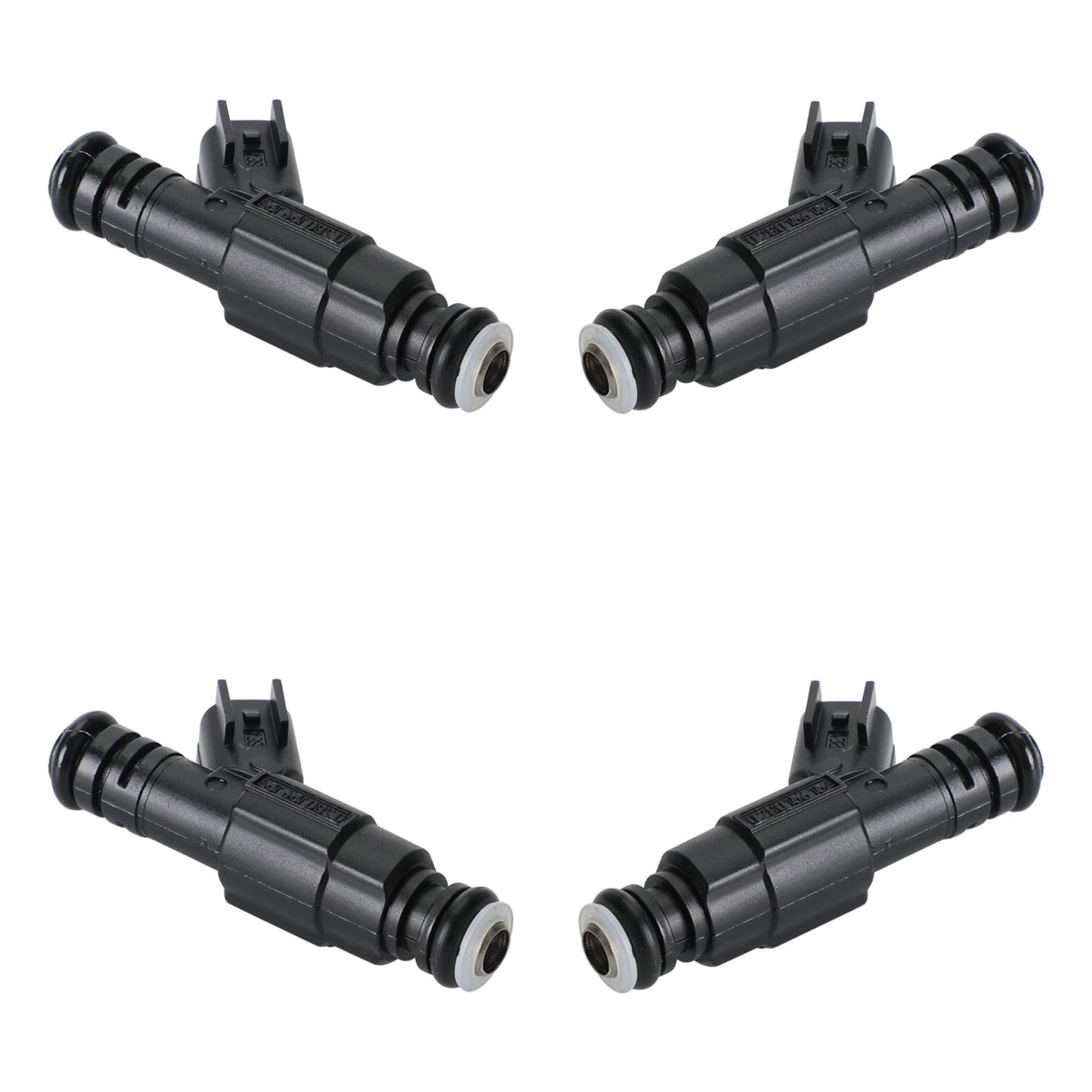 Lot de 4 injecteurs de carburant 0280156154 1S7G9F593GA pour Ford C-MAX Fiesta Focus Mondeo 1,8 L 2,0 L