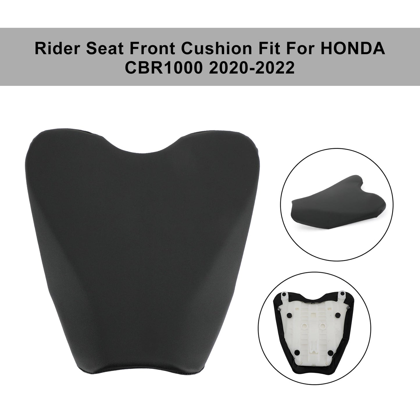 Cojín delantero y trasero para asiento de conductor y pasajero, compatible con Honda CBR1000 CBR 1000 2020-22 21, color rojo
