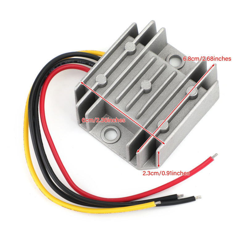 Convertisseur régulateur abaisseur de tension CC/CC étanche 12 V/24 V vers 5 V 10 A 50 W