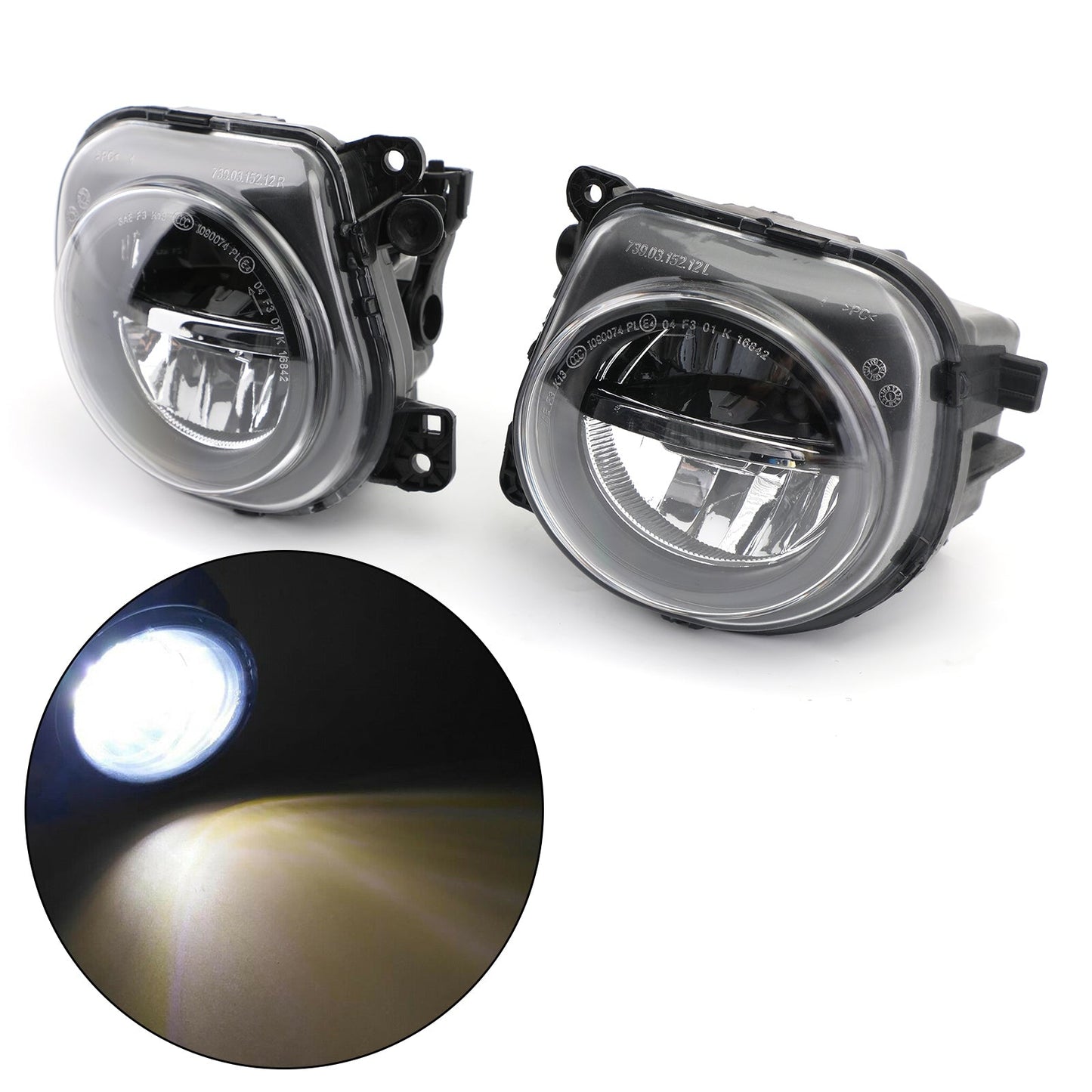 Paire de phares antibrouillard avant à LED gauche et droite pour BMW Série 5 F07 F10 F11 LCI 2014 2015 2016 63177311294 63177311293