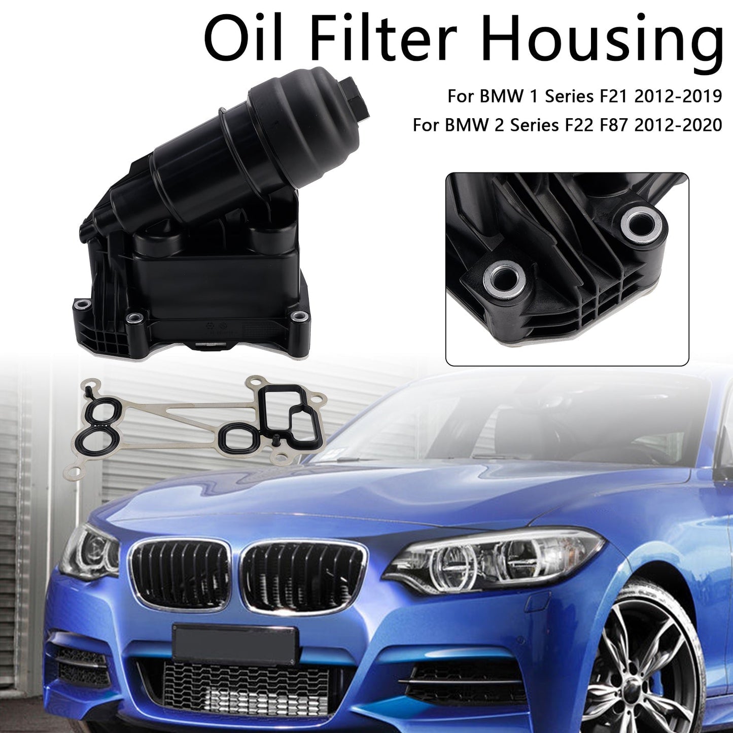 Boîtier de filtre à huile 7800066 11427800066 pour BMW Série 5 F10 2010-2016