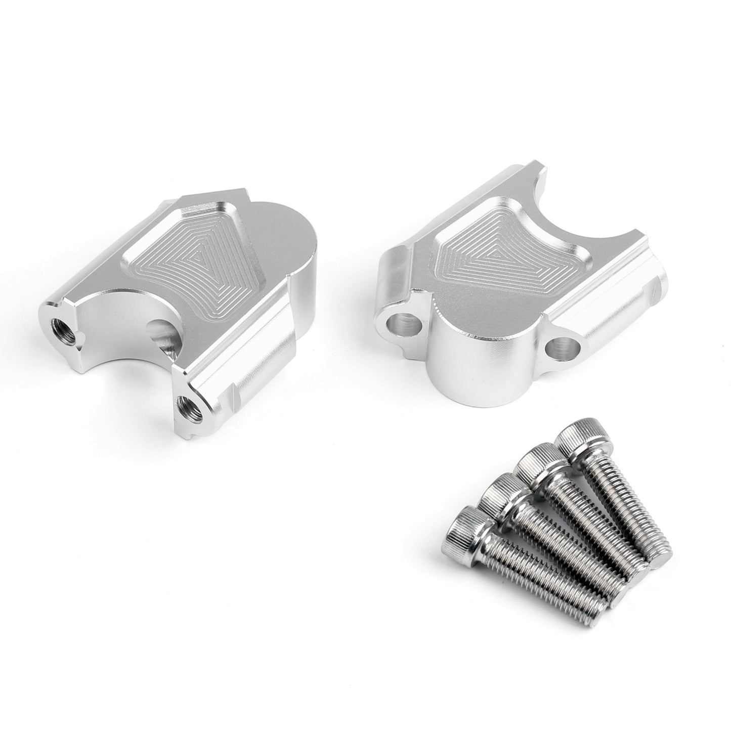 Pair Black Motorcycle Handlebar Riser Kit Moves Bar Up For For BMW F800GS 2008-2017