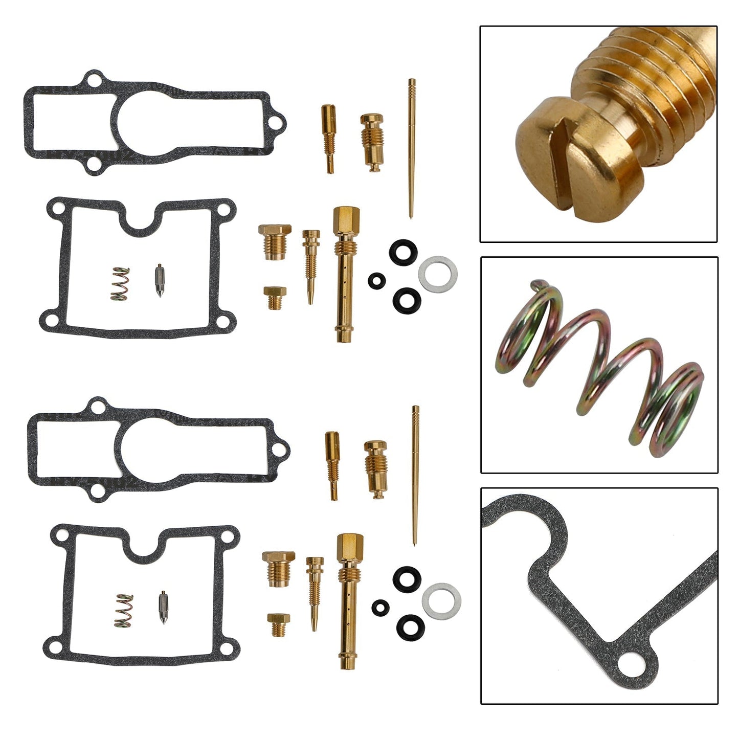 Kit de reconstruction de carburateur 2 pièces pour Kawasaki Z400, KZ400FX, KZ550, GPZ550, 1980-1983