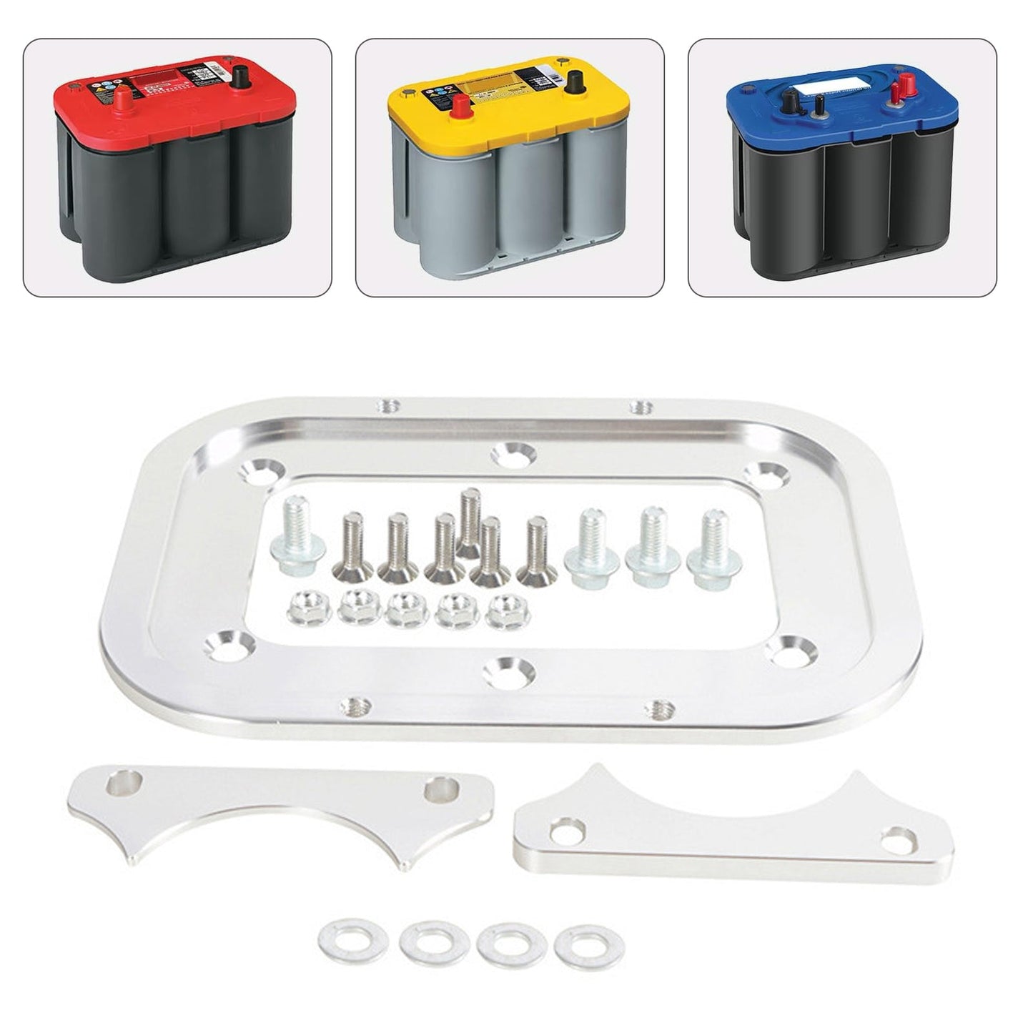 Support de batterie pour batteries Optima 34 34/78 D34 D34/78 34M D34M