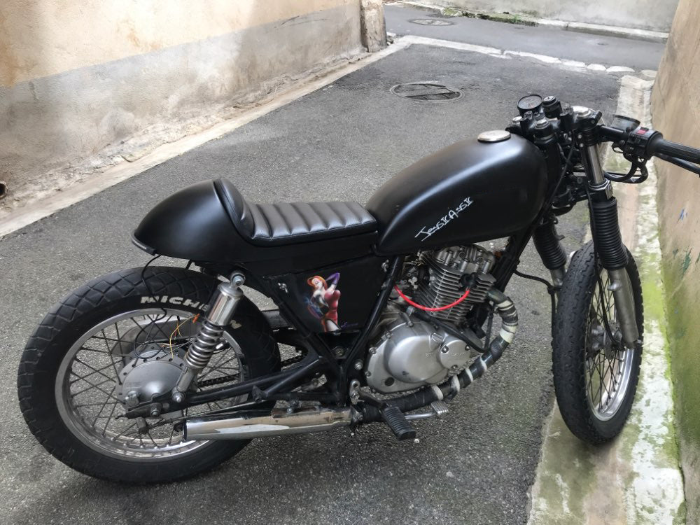 Siège universel Cafe Racer, base de siège rétro, coussin vintage, selle Scrambler, trois couleurs