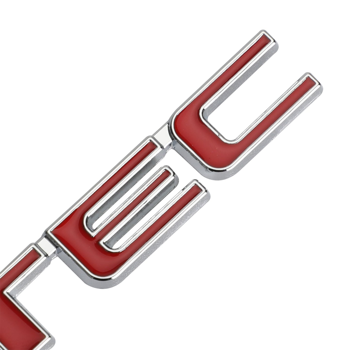 Emblème 3D en métal pour coffre de voiture i-VTEC, autocollant pour aile arrière Turbo, rouge et argent