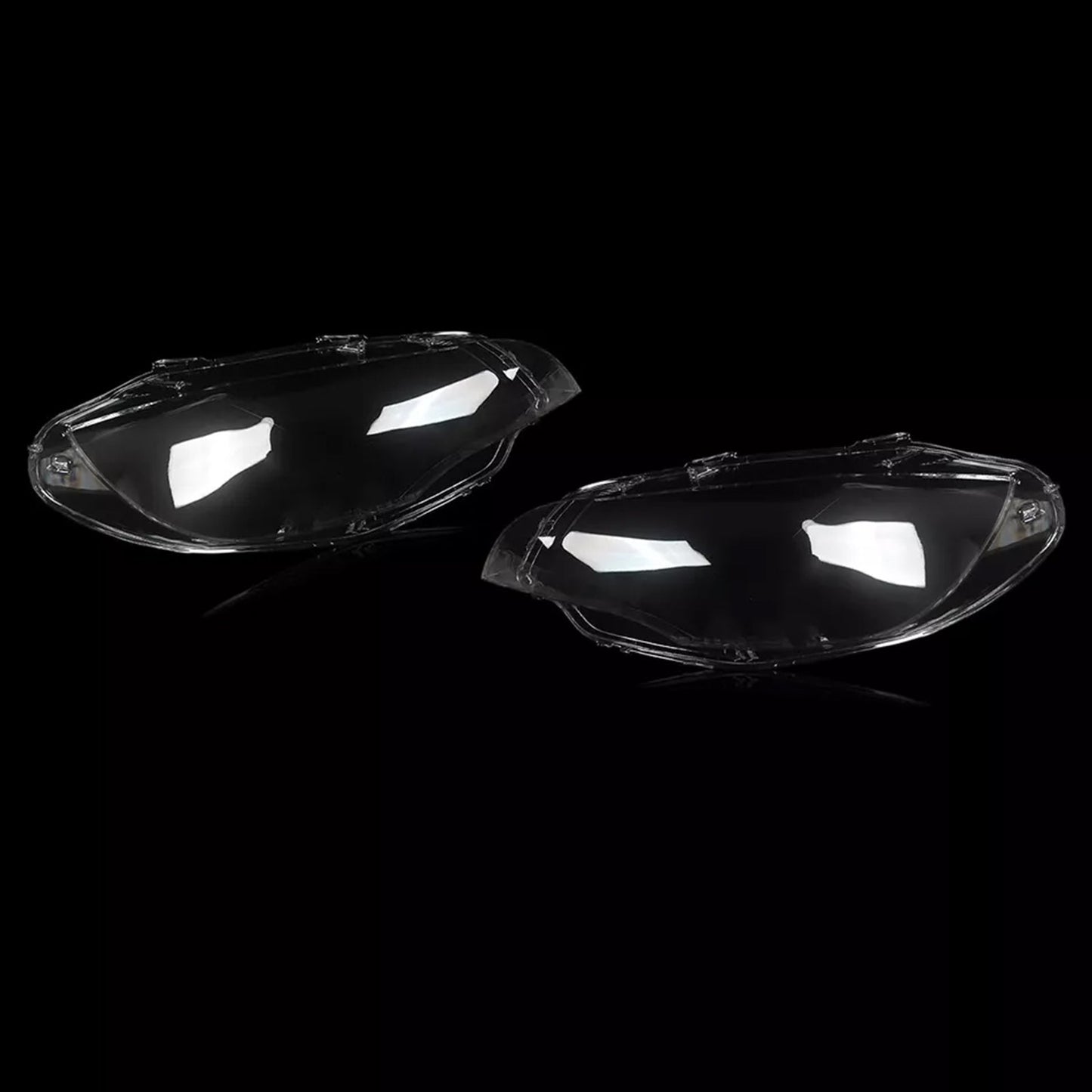 2008-2014 BMW E71 X6 2 pièces couvercle de lentille de phare transparent phare gauche + droit 63117271371 63117271372