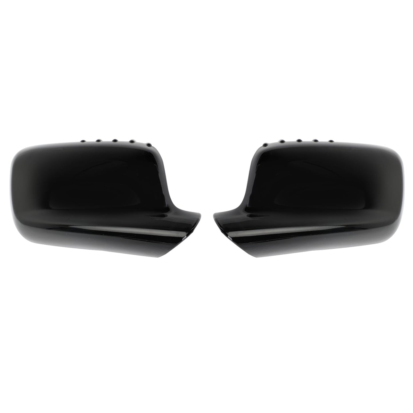 Paire de coques de rétroviseurs noires pour BMW Série 7 E67 2002-2008 51167074236 51167074235