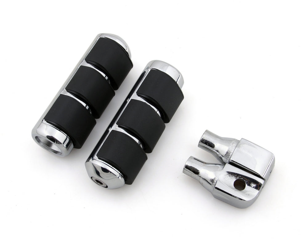 Repose-pieds arrière Suzuki, compatibles avec Suzuki Marauder 1600 Boulevard M95 (arrière) 2004-2006, noir