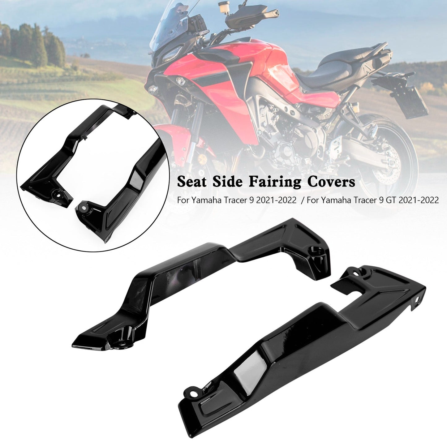 Carénages latéraux de selle arrière pour Yamaha Tracer 9 GT 2021-2022