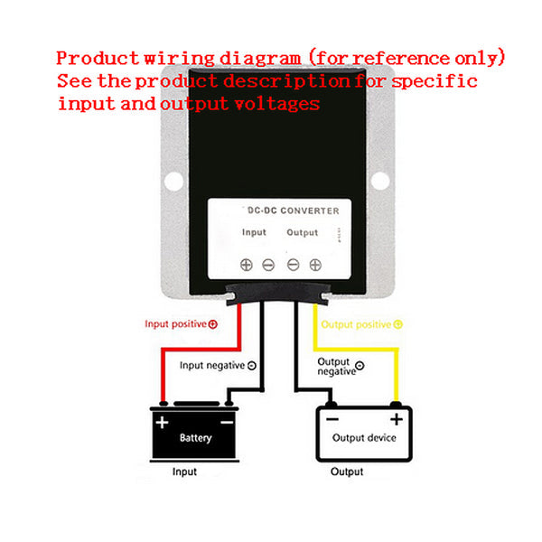 Convertisseur DC/DC étanche 10 A, régulateur d'alimentation 36 V/48 V, abaisseur à 6 V