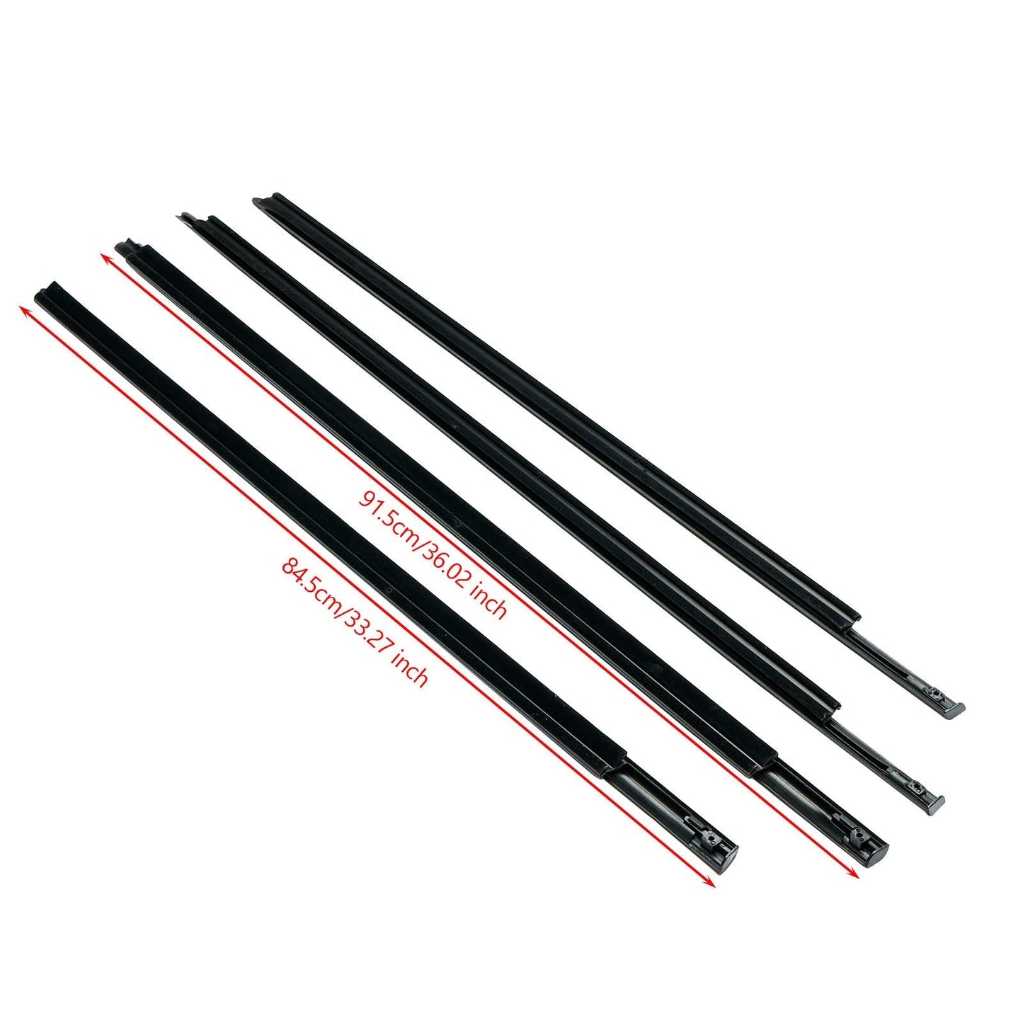Joint d'étanchéité pour vitres de Dodge RAM 2500 et 3500 (55112376AH, 55112377AH, 55372138AH) 2010-2021