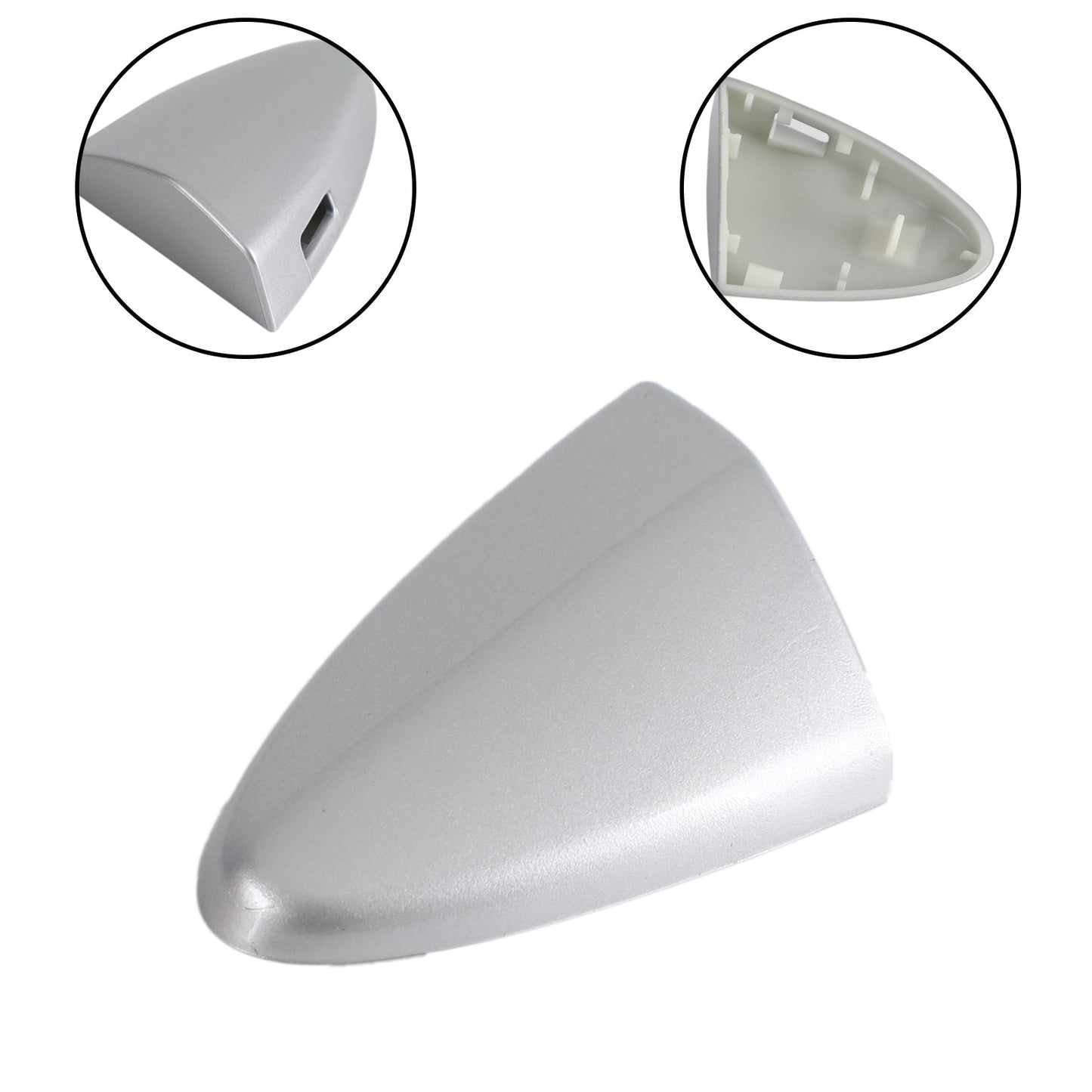 Capuchon de protection de clé de poignée de porte extérieure avant gauche argenté 69218-53021 pour Lexus IS250