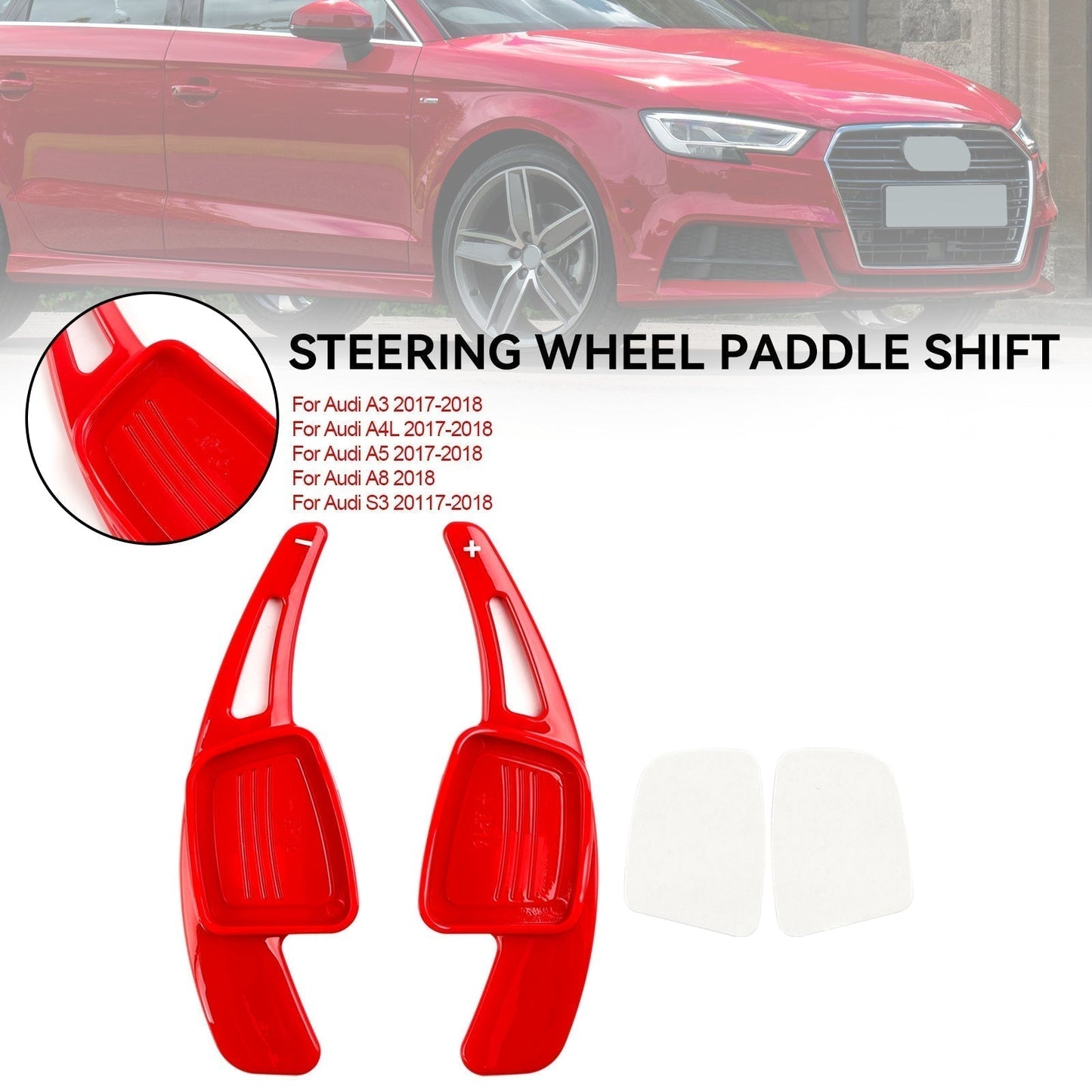 Extension de palettes de changement de vitesse au volant pour Audi Q7 TTS 2016-2018