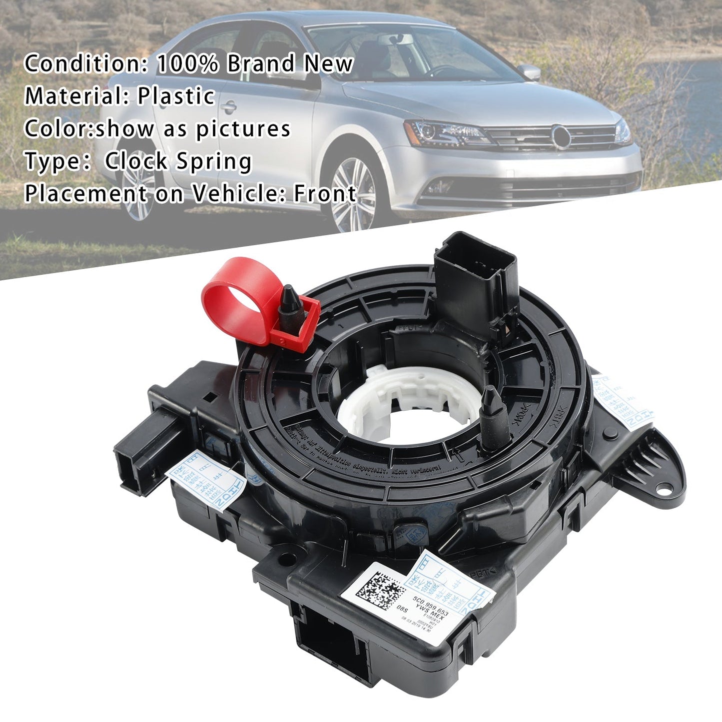 Ressort de rappel de compteur de vitesse 5C0959653 pour Volkswagen Passat Jetta 2013-2019