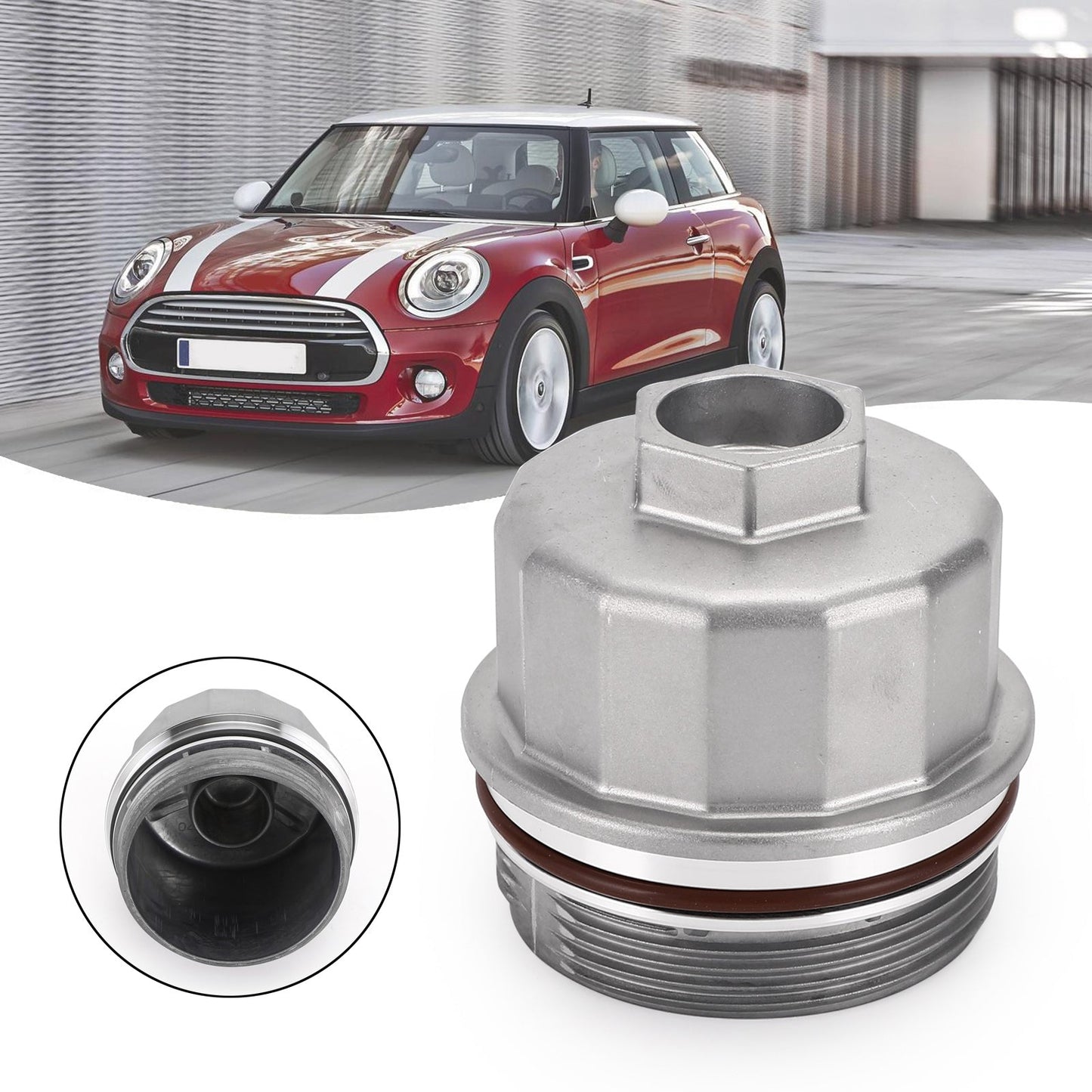 2002-2006 For BMW Mini Cooper w/o supercharged option Oil Filter Housing Cover Cap 79J106 04693352AA