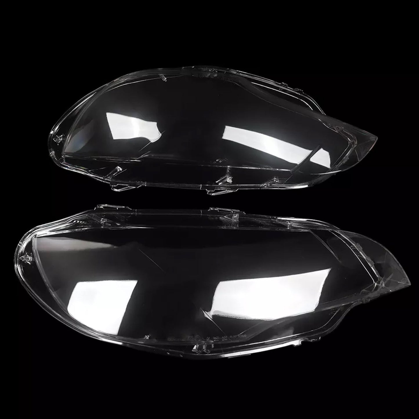 2008-2014 BMW E71 X6 2 pièces couvercle de lentille de phare transparent phare gauche + droit 63117271371 63117271372