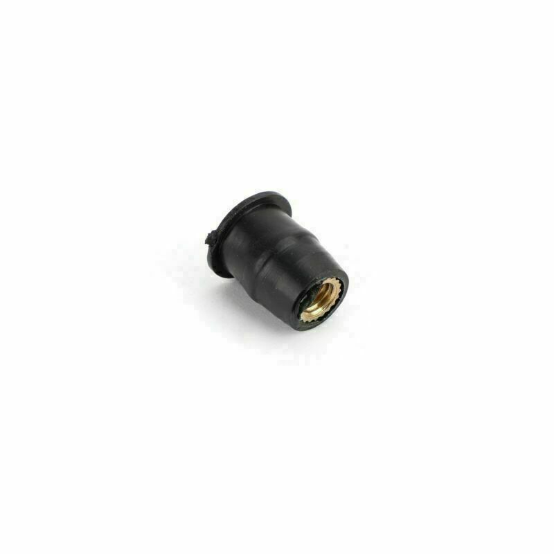 Écrous de puits en caoutchouc M5 10-32 pour pare-brise et carénage, 3/8" (5 mm), lot de 100