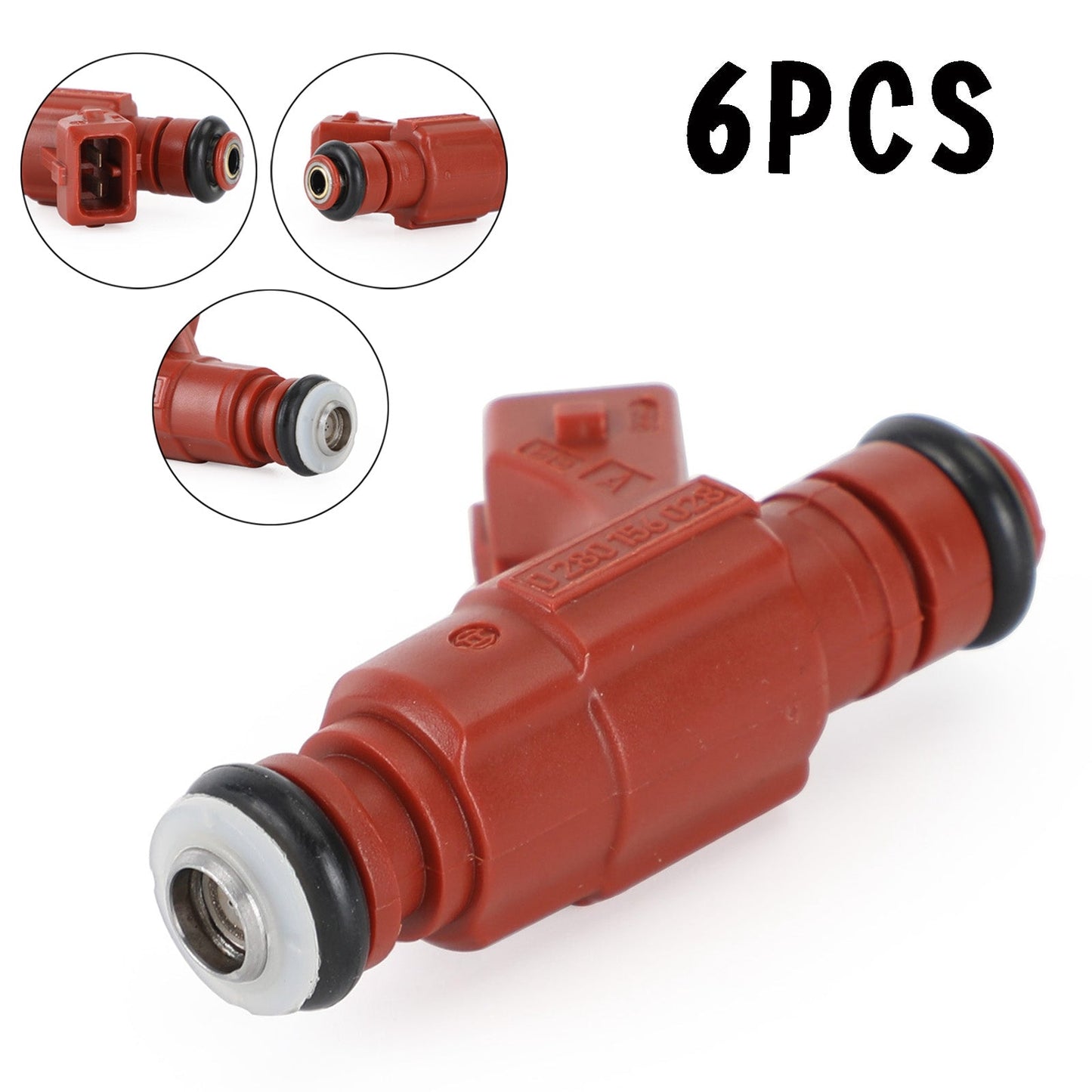 6PCS Fuel injectors 0280156028 1L2E-C5A 822-11139 Fit 2002-2003 Ford Explorer 4.0L 2002-2004 Mercury Mountaineer 4.0L