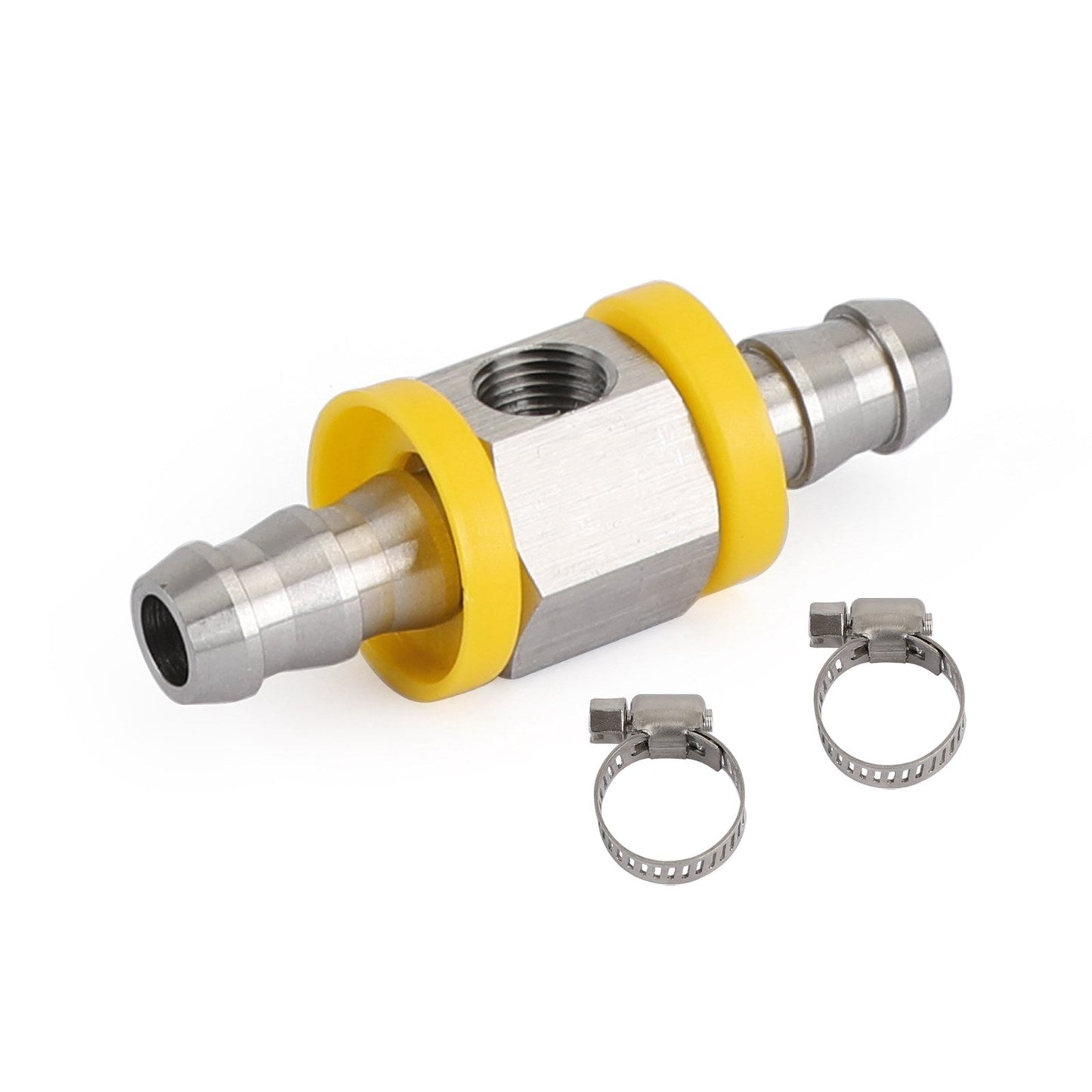 Adaptateur de raccord en T pour capteur de pression de carburant en acier inoxydable 3/8" pro