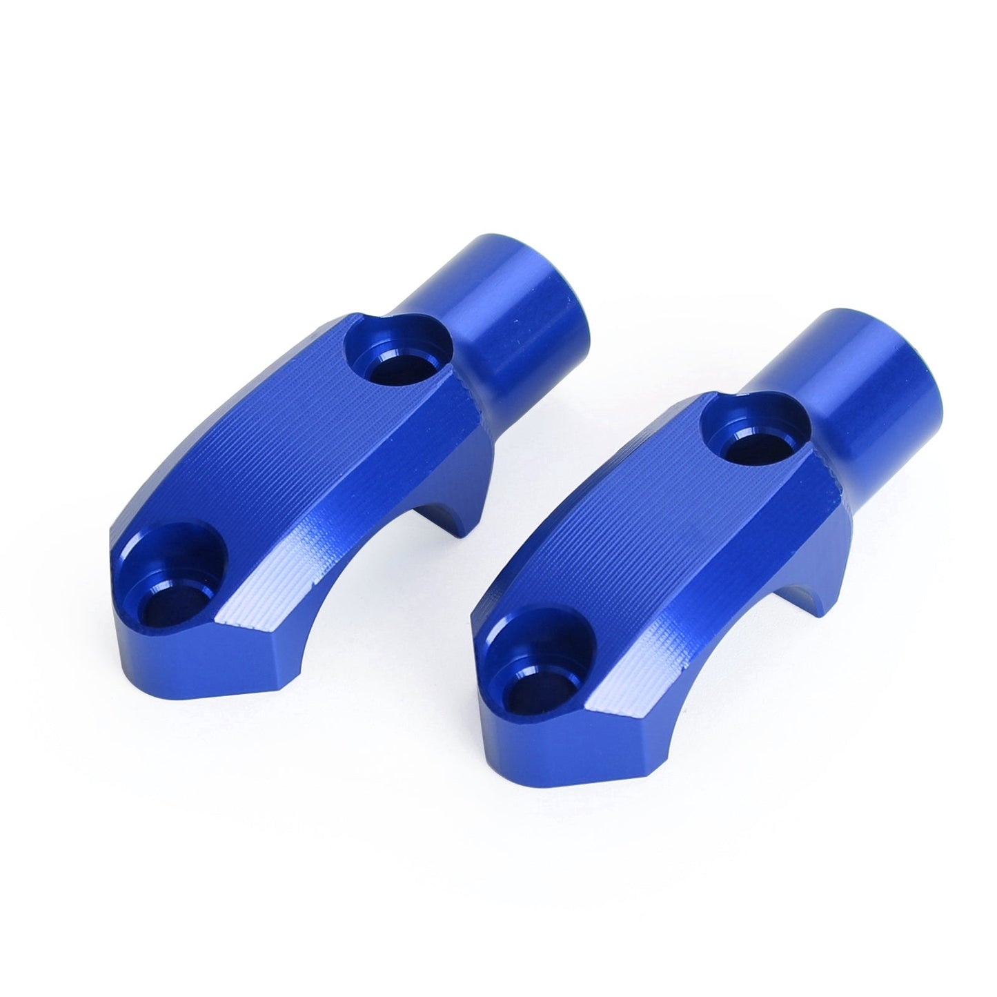 Paire de colliers de serrage pour maître-cylindre avec support de rétroviseur 10 mm x 1,25 mm pour guidon de 22 mm