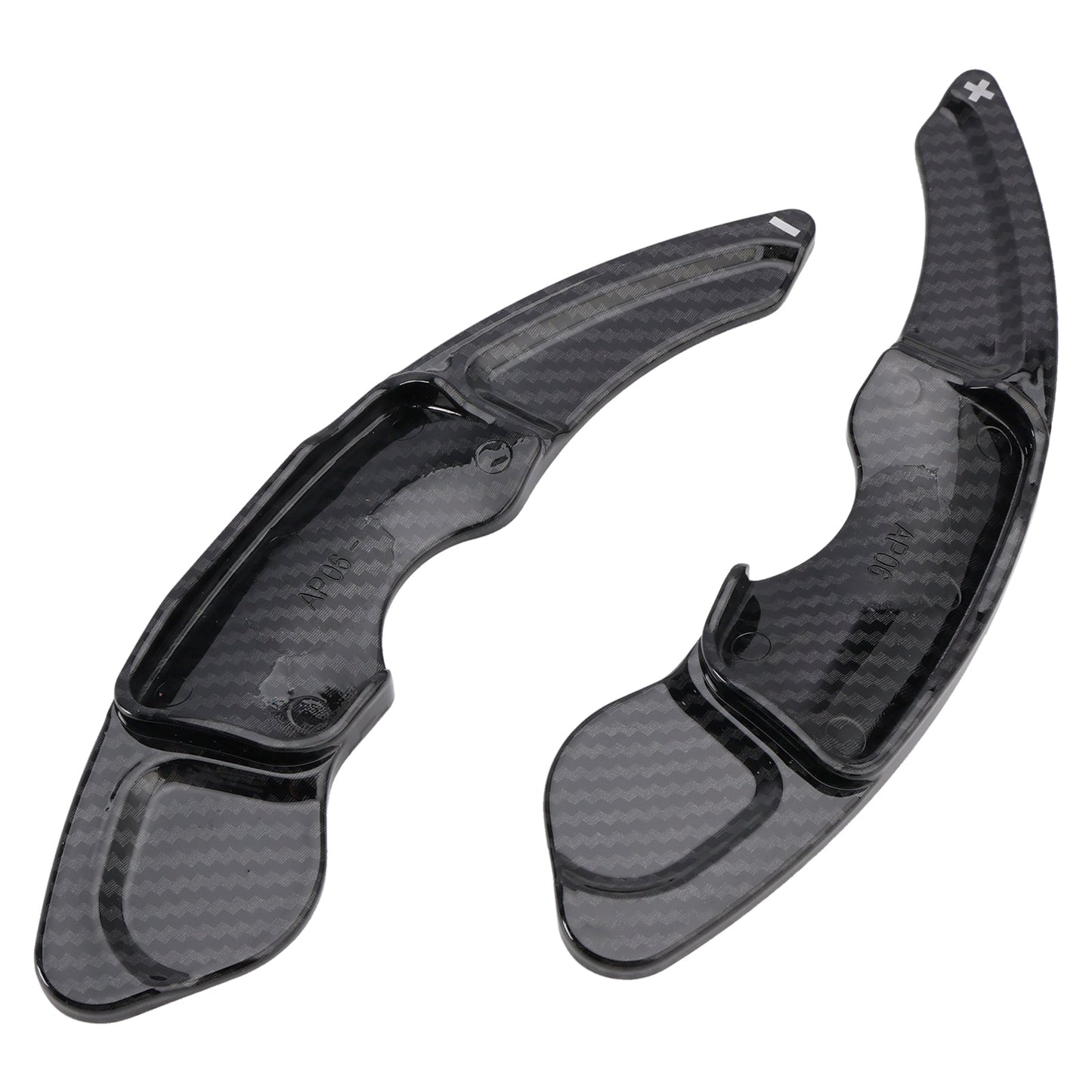 Cubiertas de extensión para palanca de cambios de volante con aspecto de carbono para Lexus IS200t, IS200, IS250, IS300 y IS350 (2013-2019)