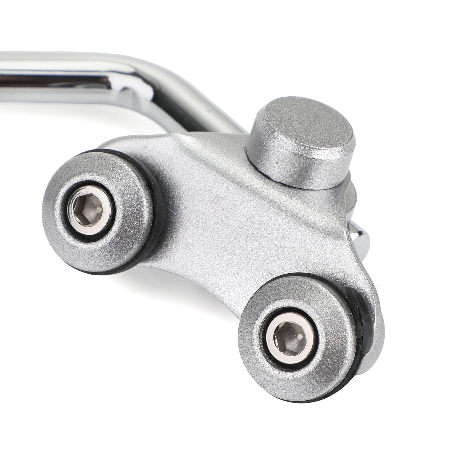 Support de fixation universel pour pare-brise de guidon standard 7/8" 22 mm, argent