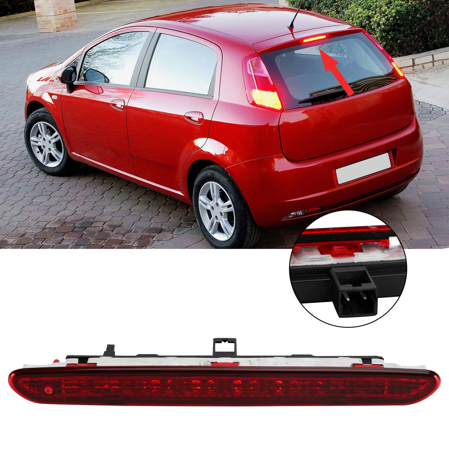 Troisième feu stop pour Fiat Grande Punto 2005-2012 51974522