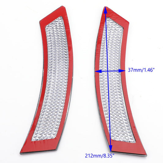 2006-2009 BMW 3 Series E92 2DR Coupe/Convertible 2Pcs Front Bumper Reflector Side Marker Amber