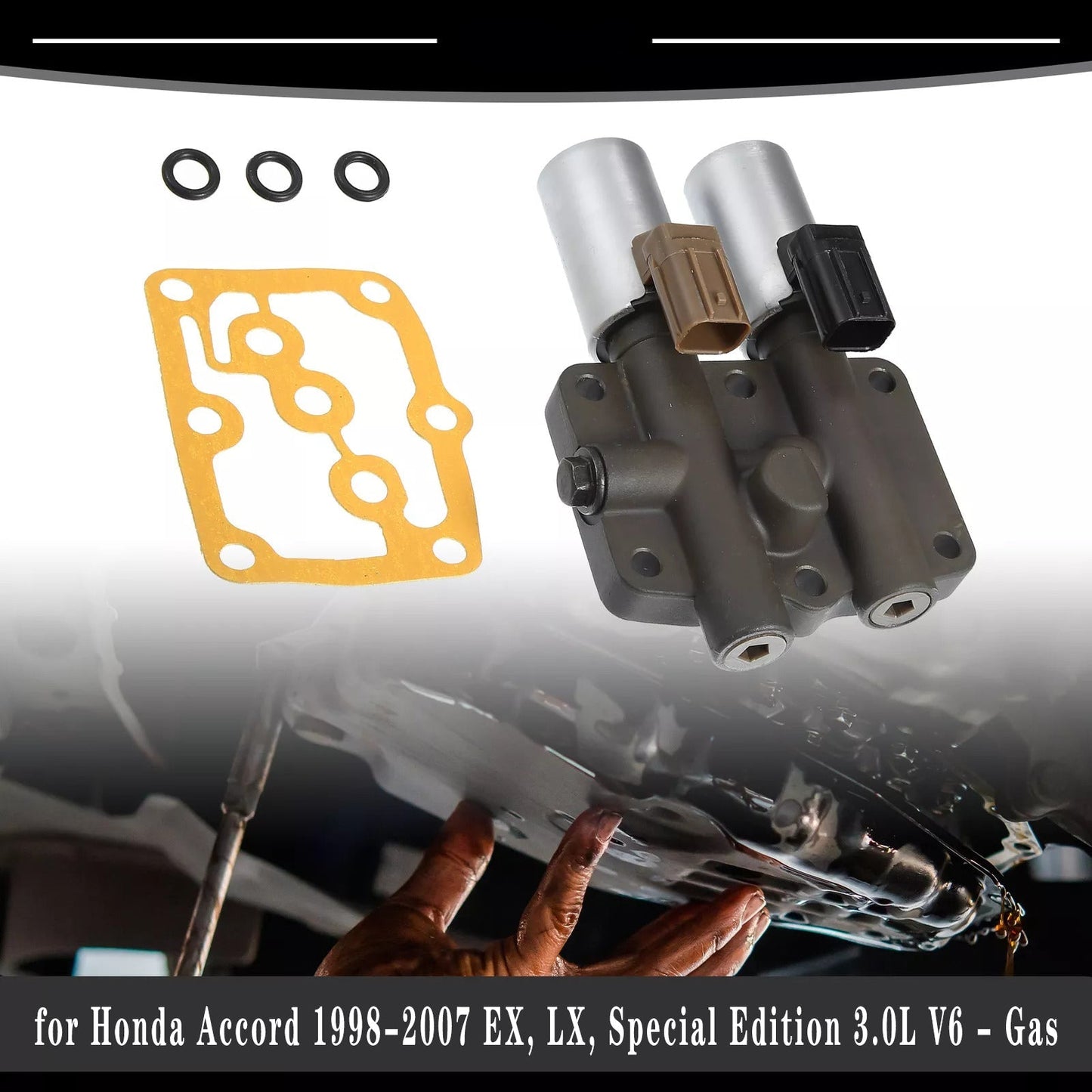1997-2001 Honda Prelude Base 2.2L L4 Transmission Dual Linear Shift Solenoid 28250-P6H-024