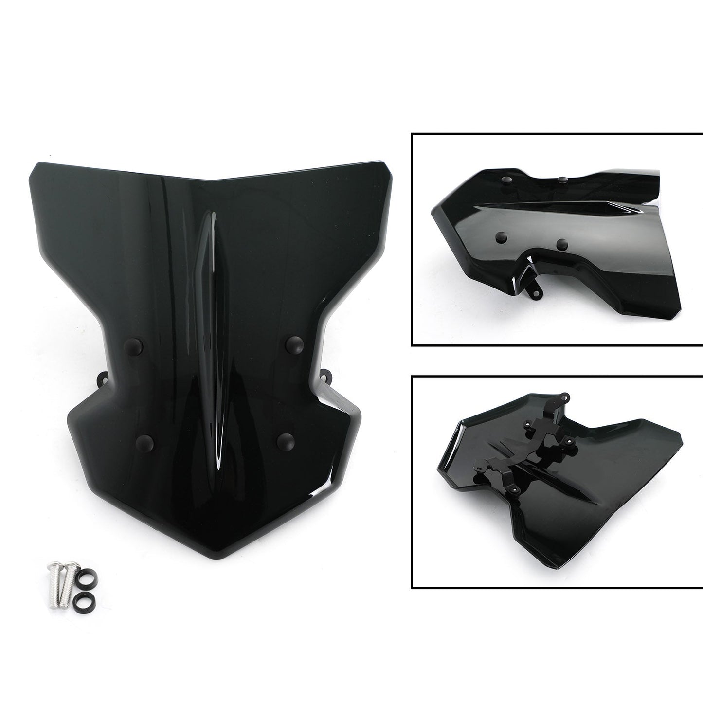 Pare-brise de moto pour Yamaha MT-03 2020, noir