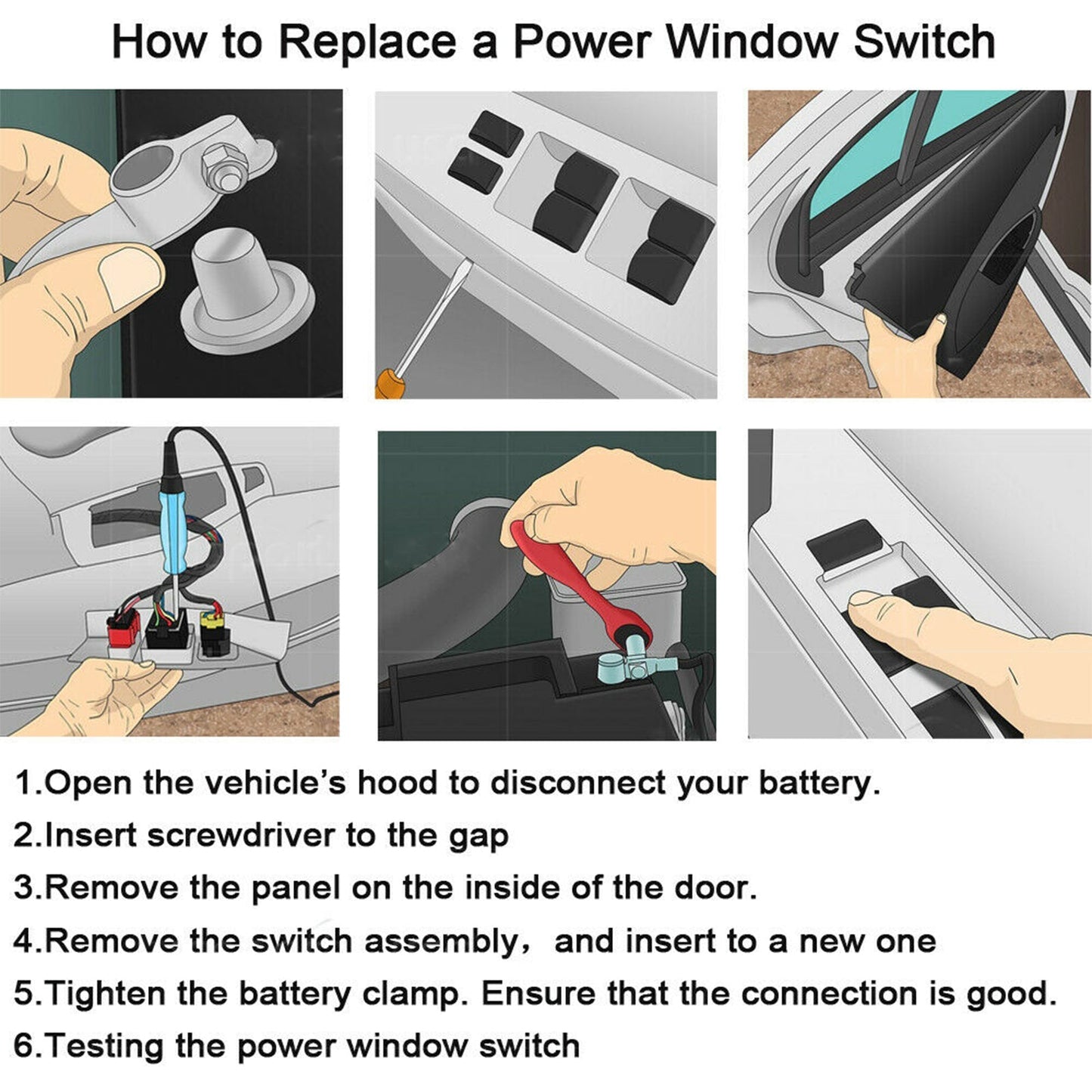 Master Power Auto Door Window Switch 93570-26100 For For Hyundai Santa Fe 2003-2006