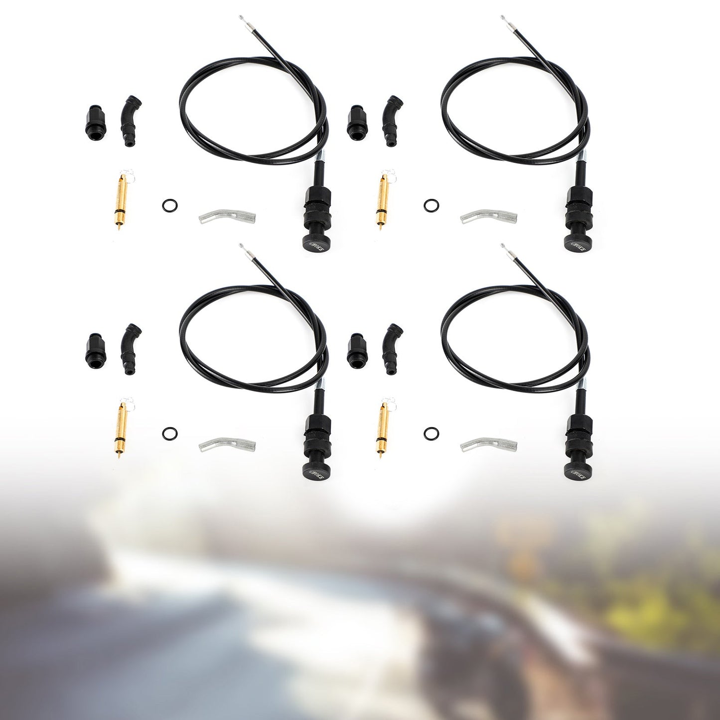Kit de 4 câbles de starter pour carburateur Honda Rancher TRX350 FM TM 00-06