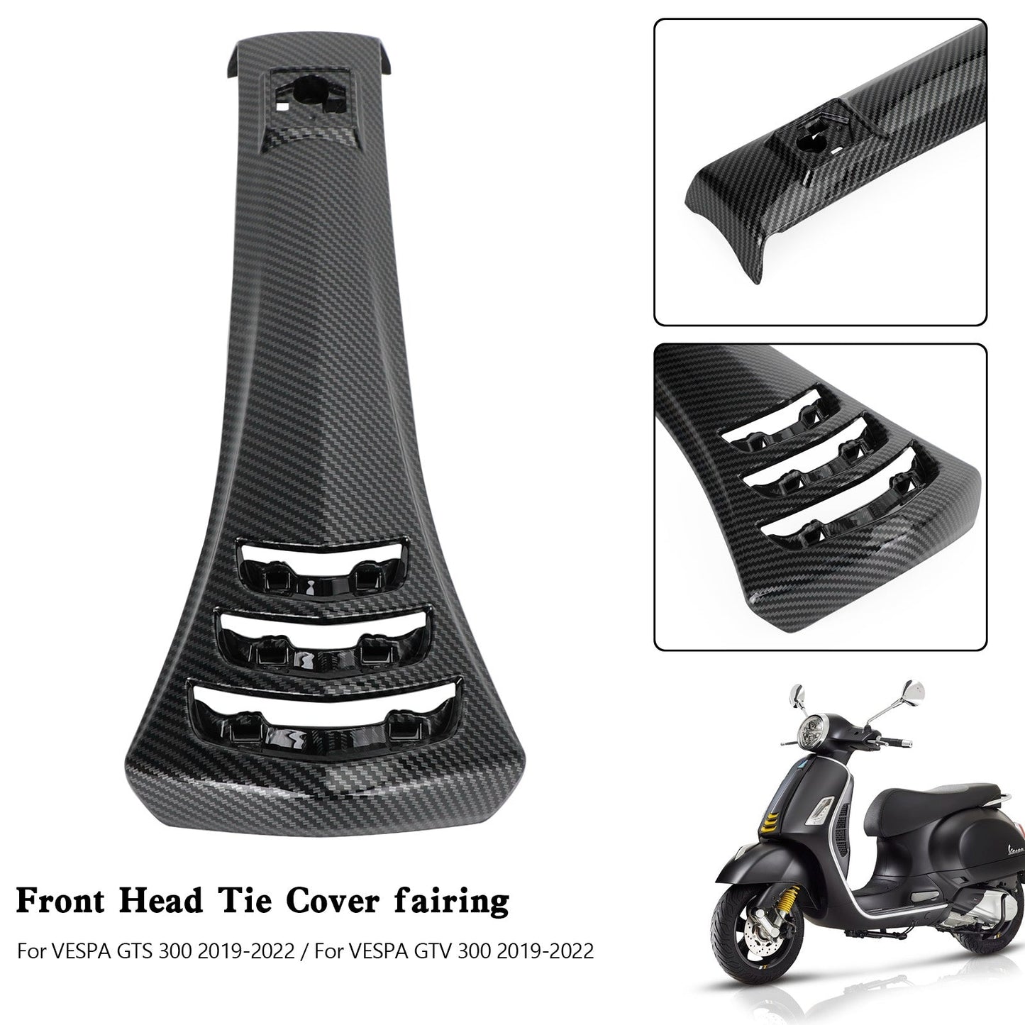 Couvre-culasse de klaxon de direction pour Vespa GTS300 GTV300 2019-2022