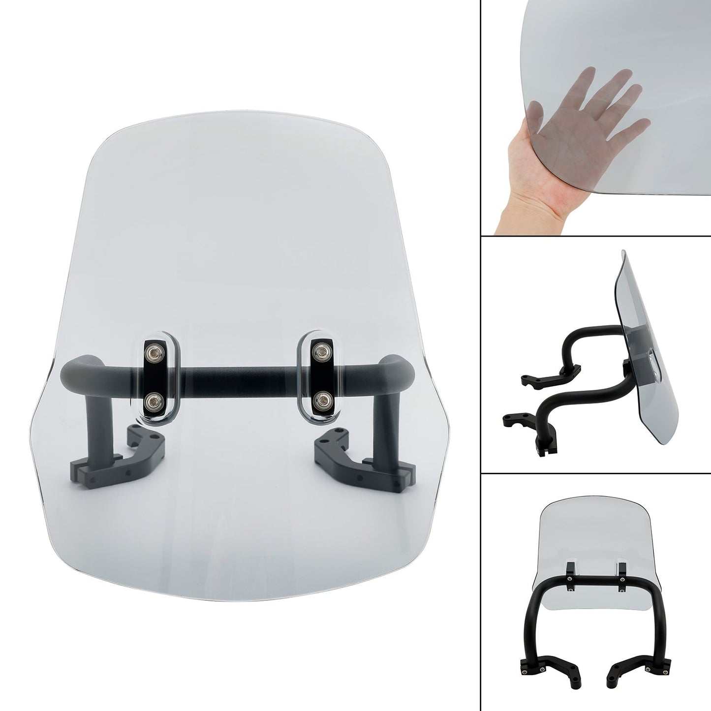 Pare-brise + support pour HONDA CRF250L/S CRF250M CRF300L 2021-2022