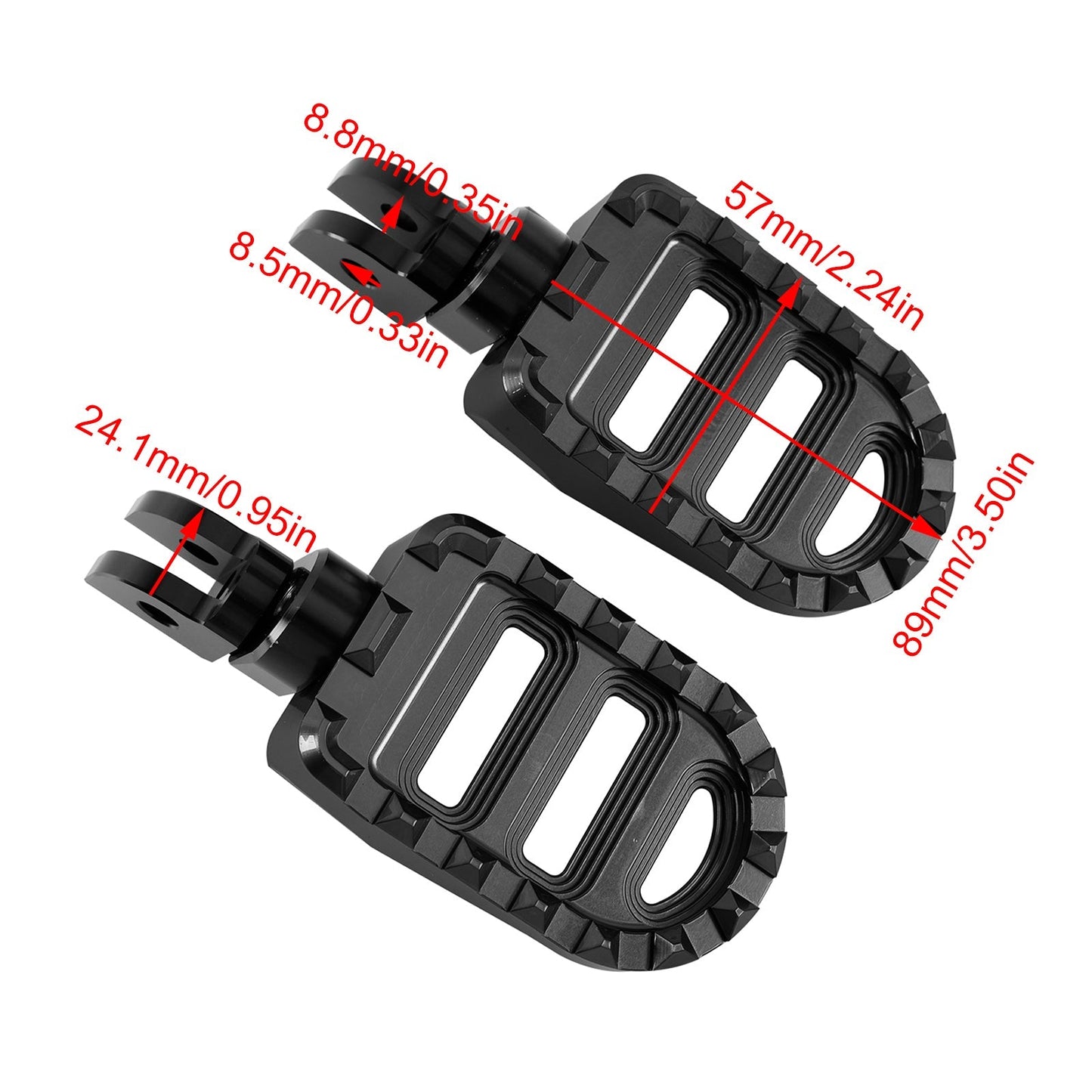 Repose-pieds avant pour Yamaha XSR700 XSR900 FJR1300 YZF-R6 YZF-R1