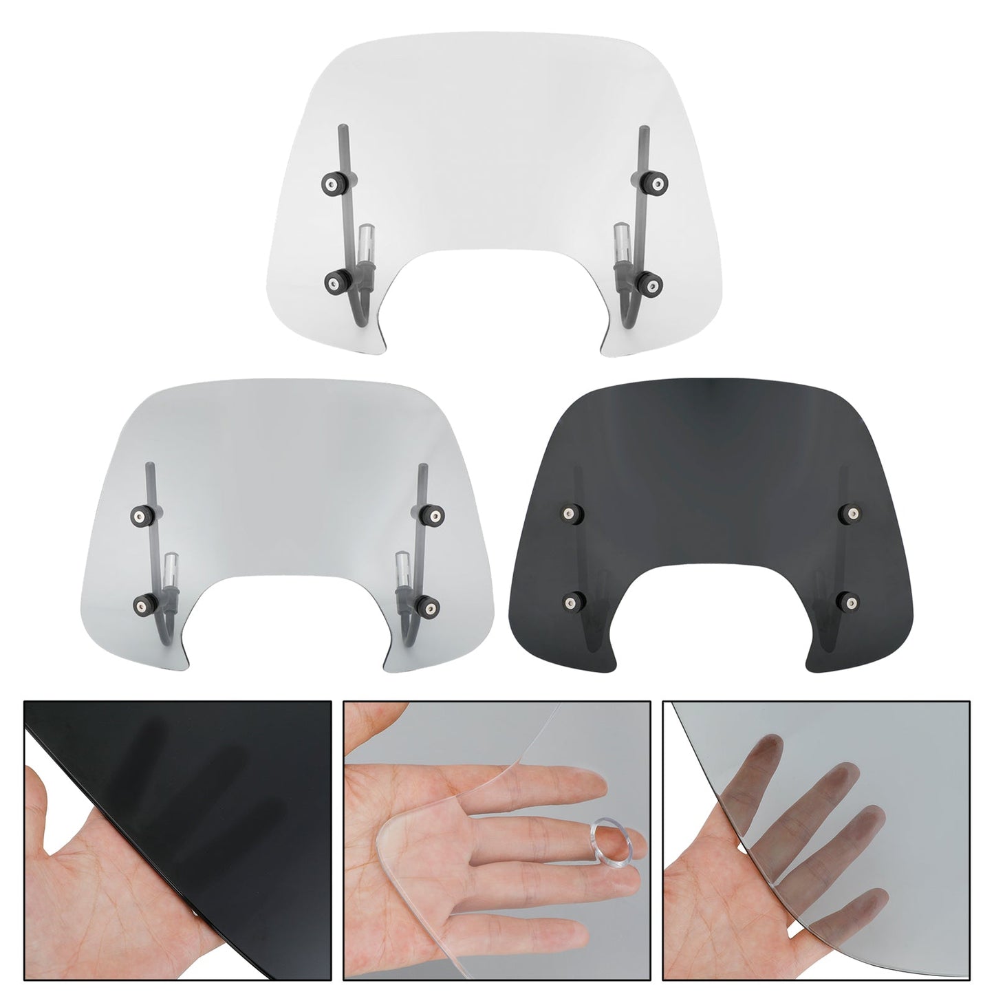 Pare-brise de moto ABS adapté à Vespa Sprint 150 2016-2021