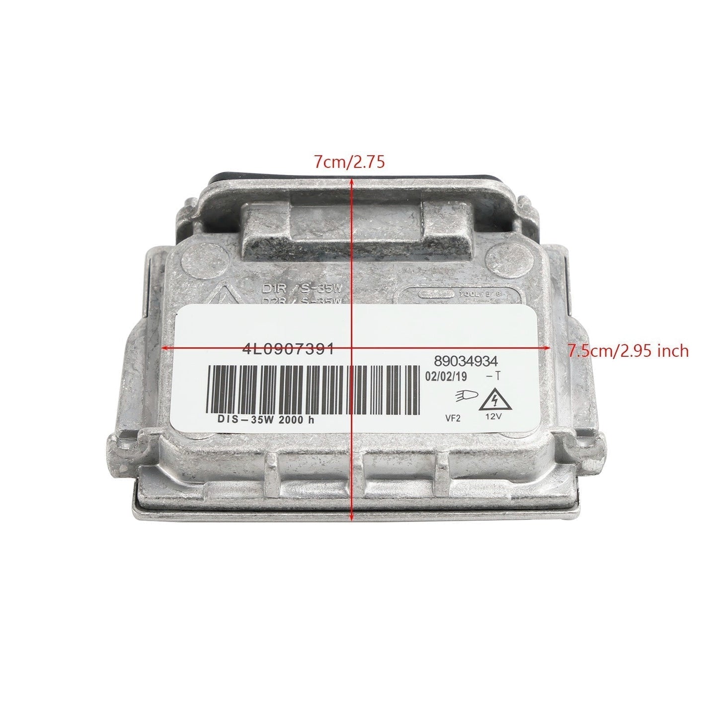 Module de commande de ballast de phare au xénon 6G pour BMW E81 Hatchback 2006-2012 89034934 043731