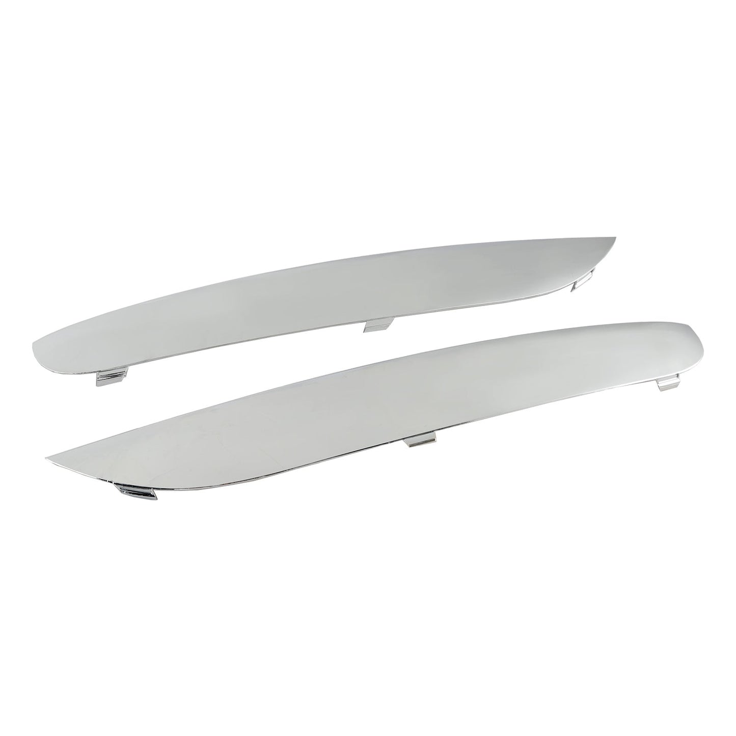 BMW Série 7 F01 F02 2009-2015 2 moulures de pare-chocs avant M Sport 51118047727 51118047728