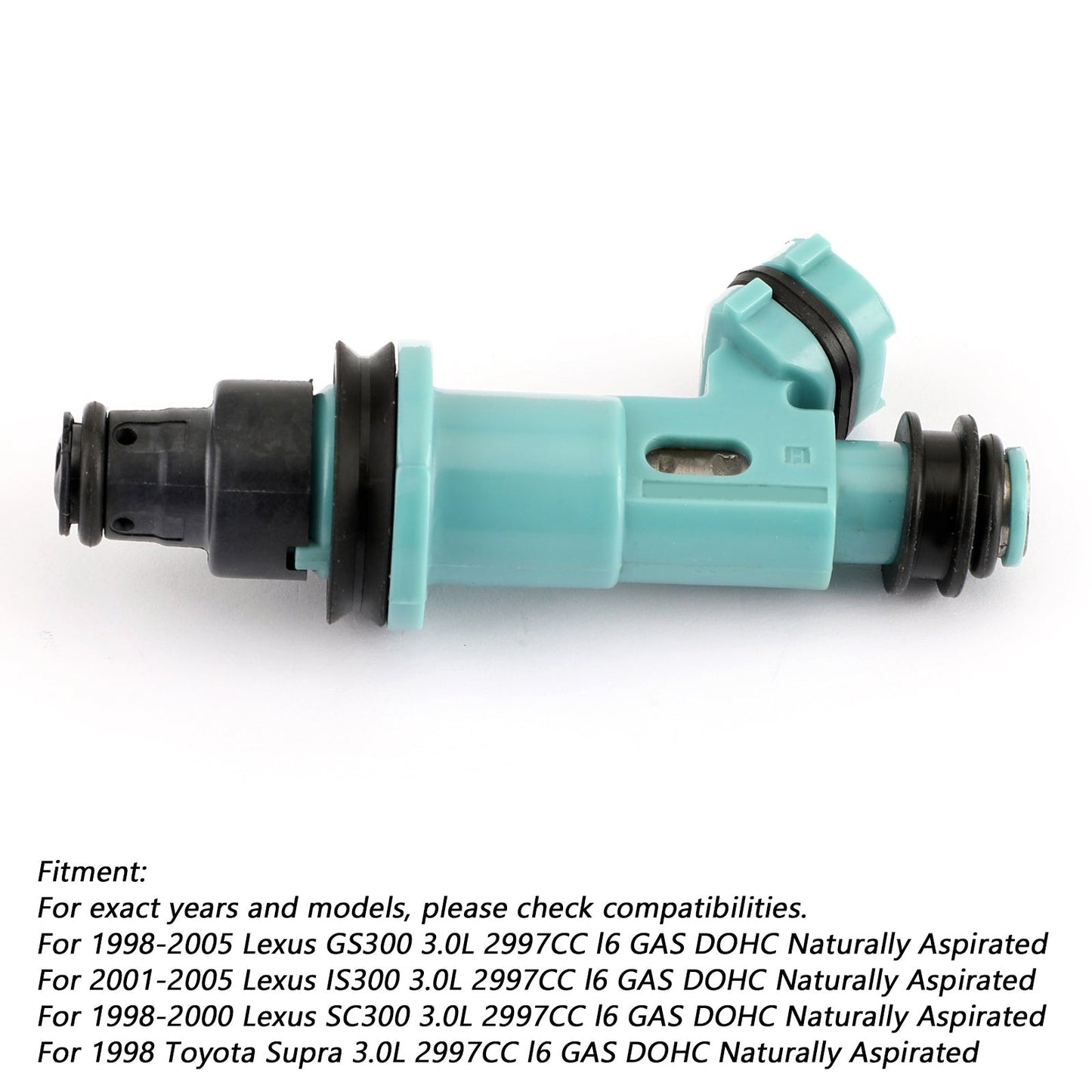 6PCS Fuel Injectors 23250-46090 842-12268 Fit Toyota Supra 1998-05 Fit Lexus GS300 IS300